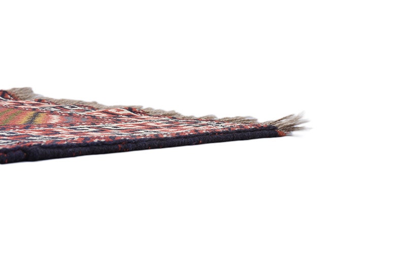 Pink Blue Tribal Rug | Area Rug 4 x 6 Ft | Handmade Vintage Rug | Ikat Geometric Rug | Vintage Rug