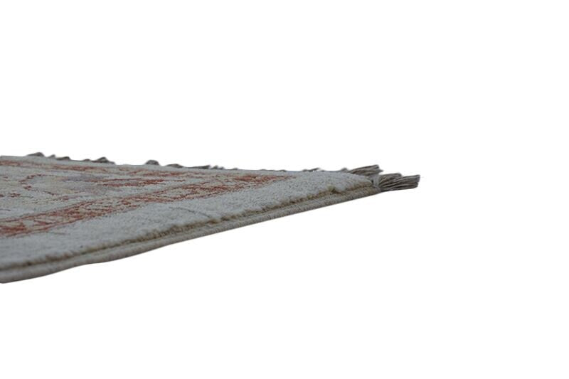 Size: 6.4 x 4.7 Feet | Gray Oriental Rug | Vintage Area Rug | Persian Style Decorative Rug | Wool Area Rug | Floral Rug