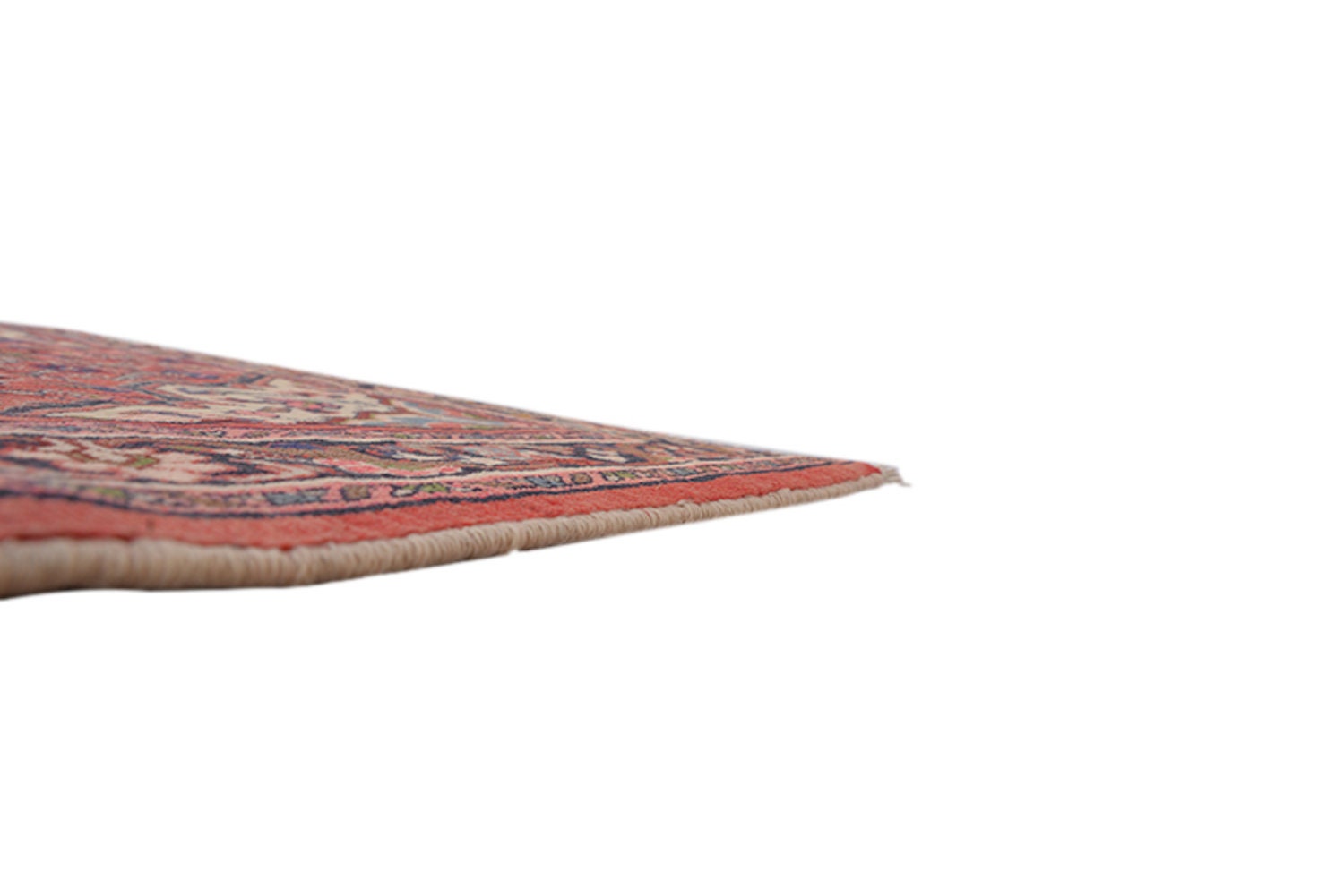 Pink Handmade Antique 6x7 Rug | Pink Persian Style Rug | Oriental Design | Pink Beige | 6 x 7 Ft | Pink Wool