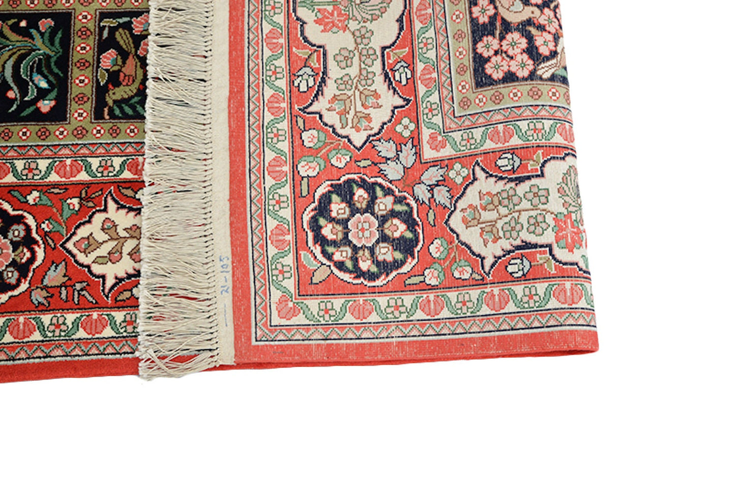 Silk Oriental 5 x 8 Turkish Antique Rug, Red Pink And Black Rug, Floral Traditional Design, Hand knotted with Dyed Silk, One of a Kind