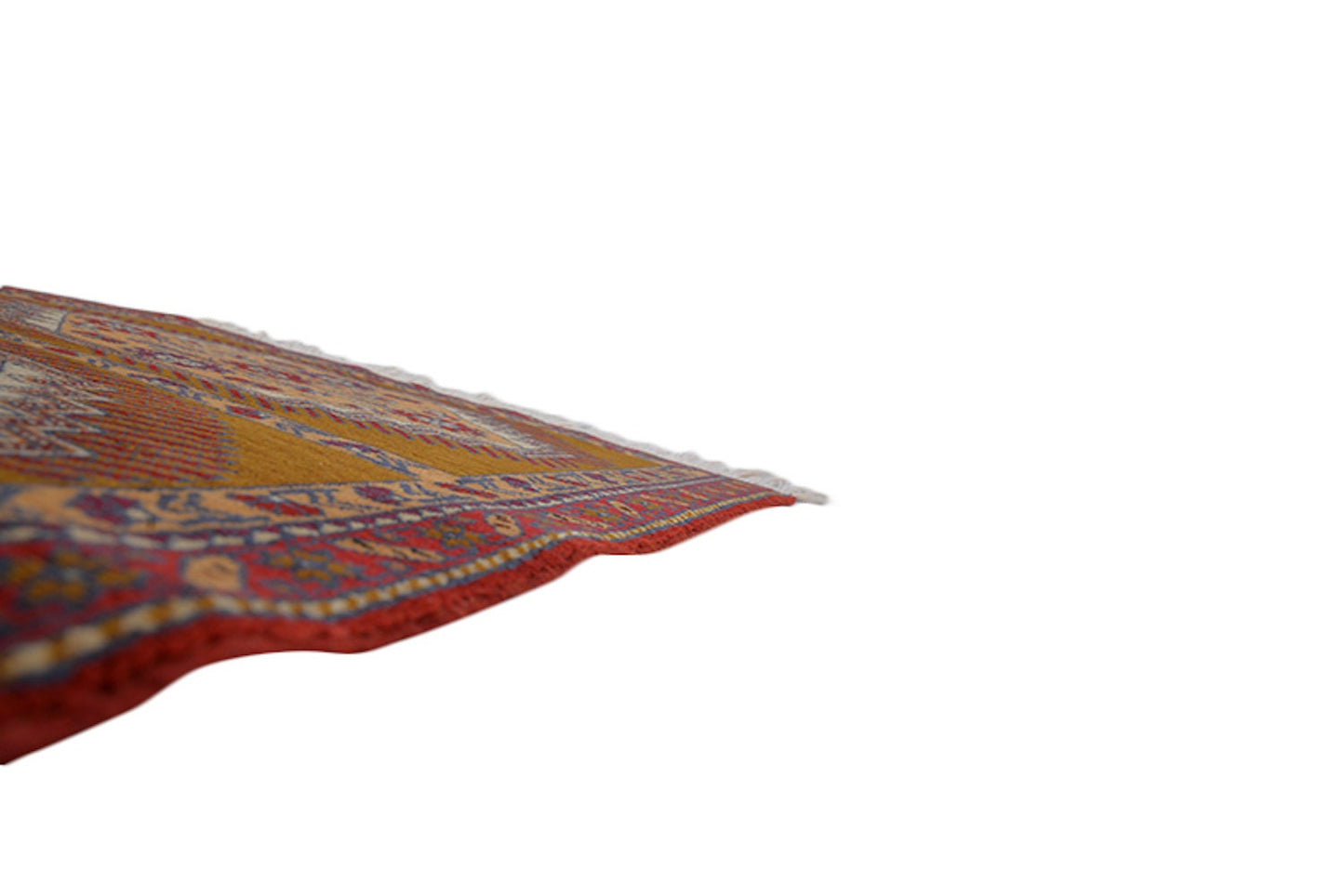 Runner Rug Antique | Brown Red Runner Rug | 2 x 9 Feet | Long Hallway Rug | Hand Knotted Runner | Tribal Vintage Runner