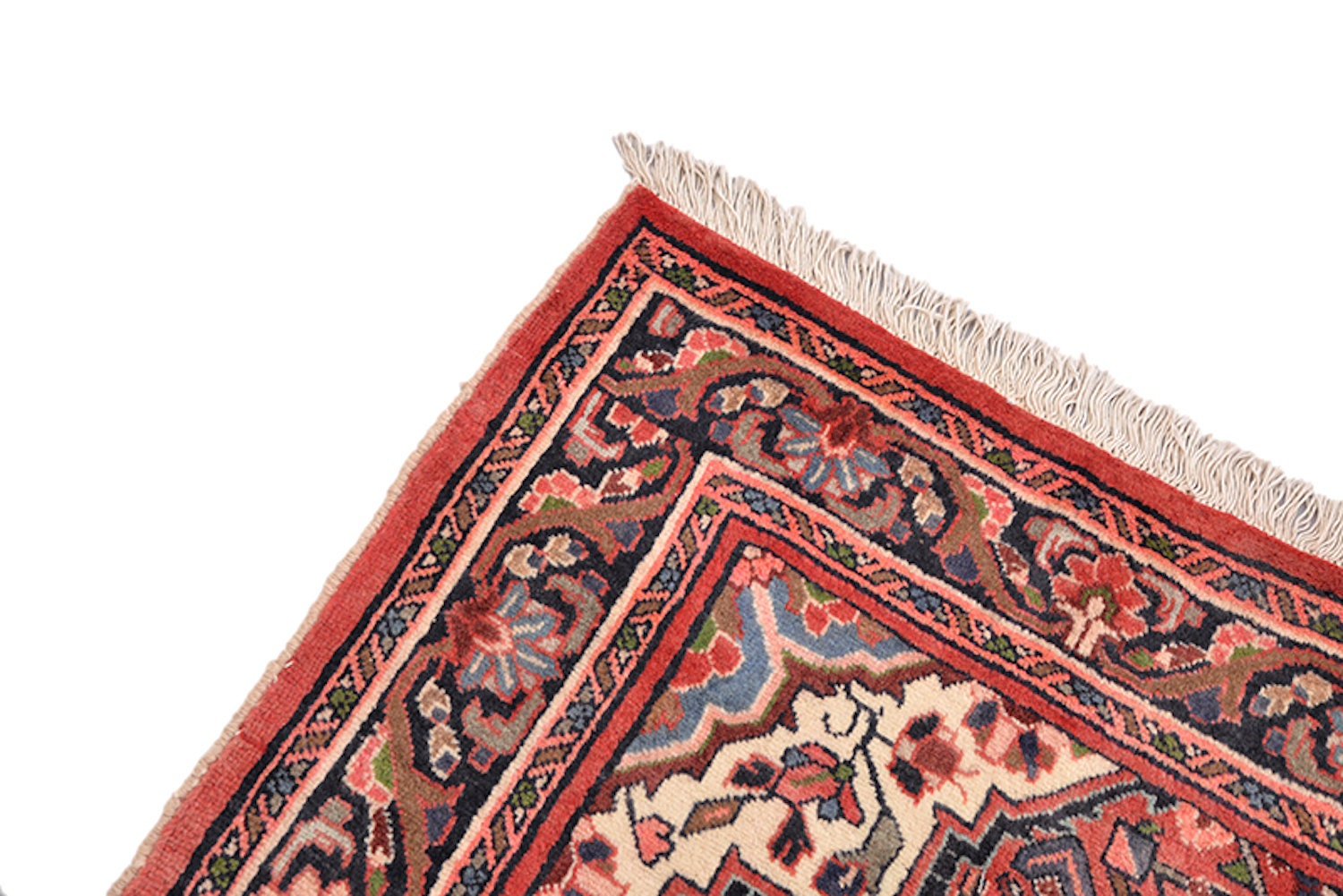 Pink Handmade Antique 6x7 Rug | Pink Persian Style Rug | Oriental Design | Pink Beige | 6 x 7 Ft | Pink Wool