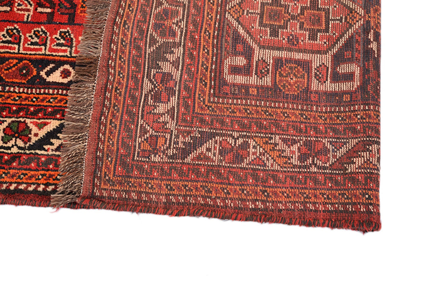 Red Boho 5x9 Persian Turkish Caucasian Area Rug | Oriental Tribal Rug | Bright Rustic Rug | Wool Antique Rug
