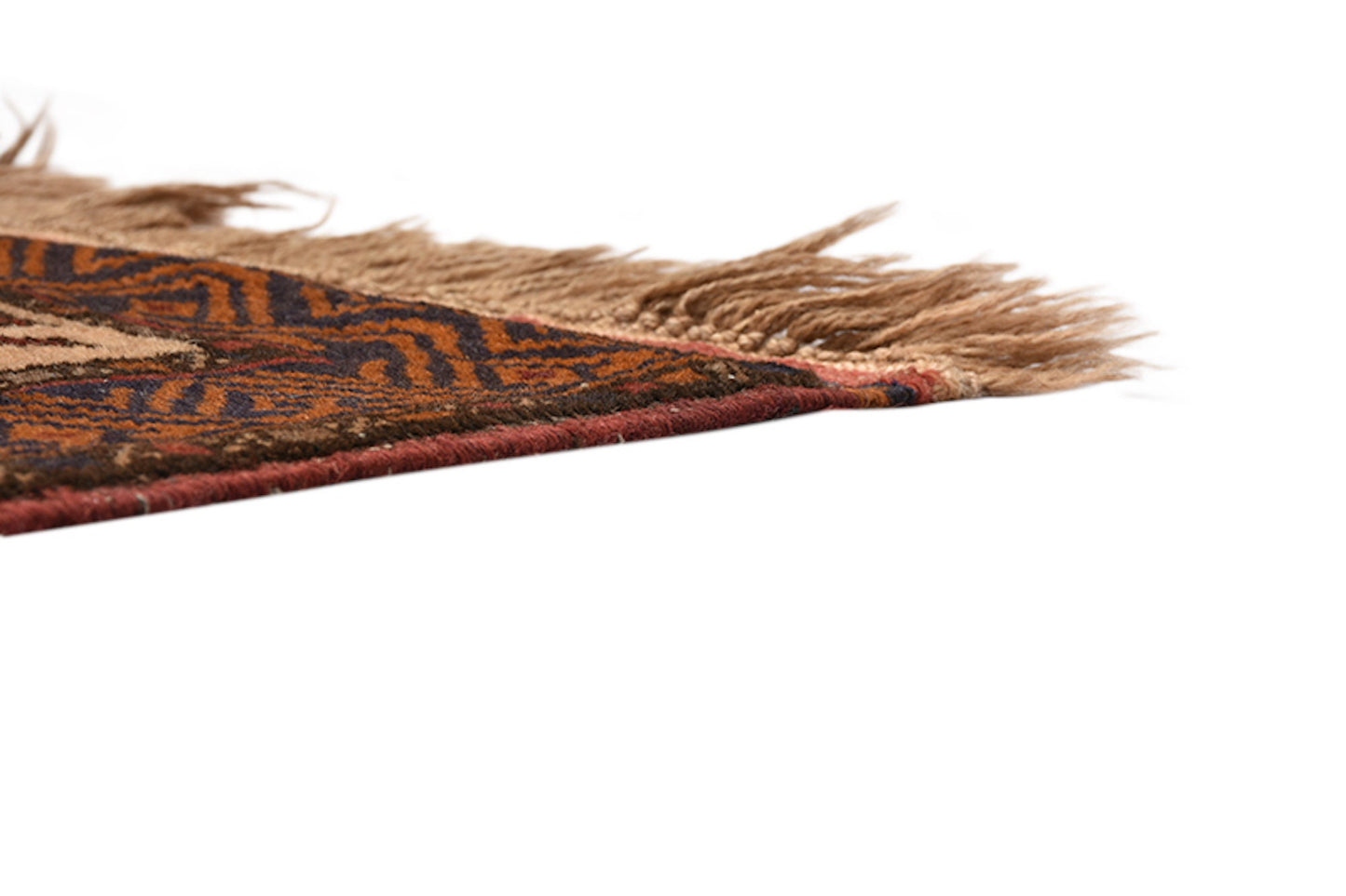 Red Brown 6x9 Hand Knotted Tribal Rug | Afghan Caucasian Low Pile Area Rug | Wool Antique Southwestern Rustic Area Rug