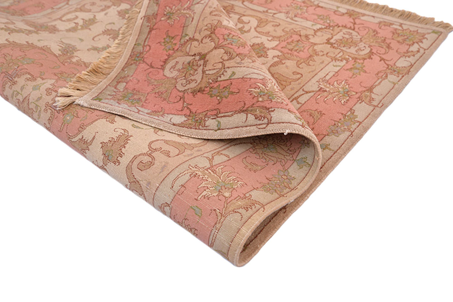 One of a kind Pink Beige Antique Rug | 3 x 5 Persian Caucasian Rug | Living Room Rug | Accent Hand Woven Rug | Oriental Floral Pattern Rug