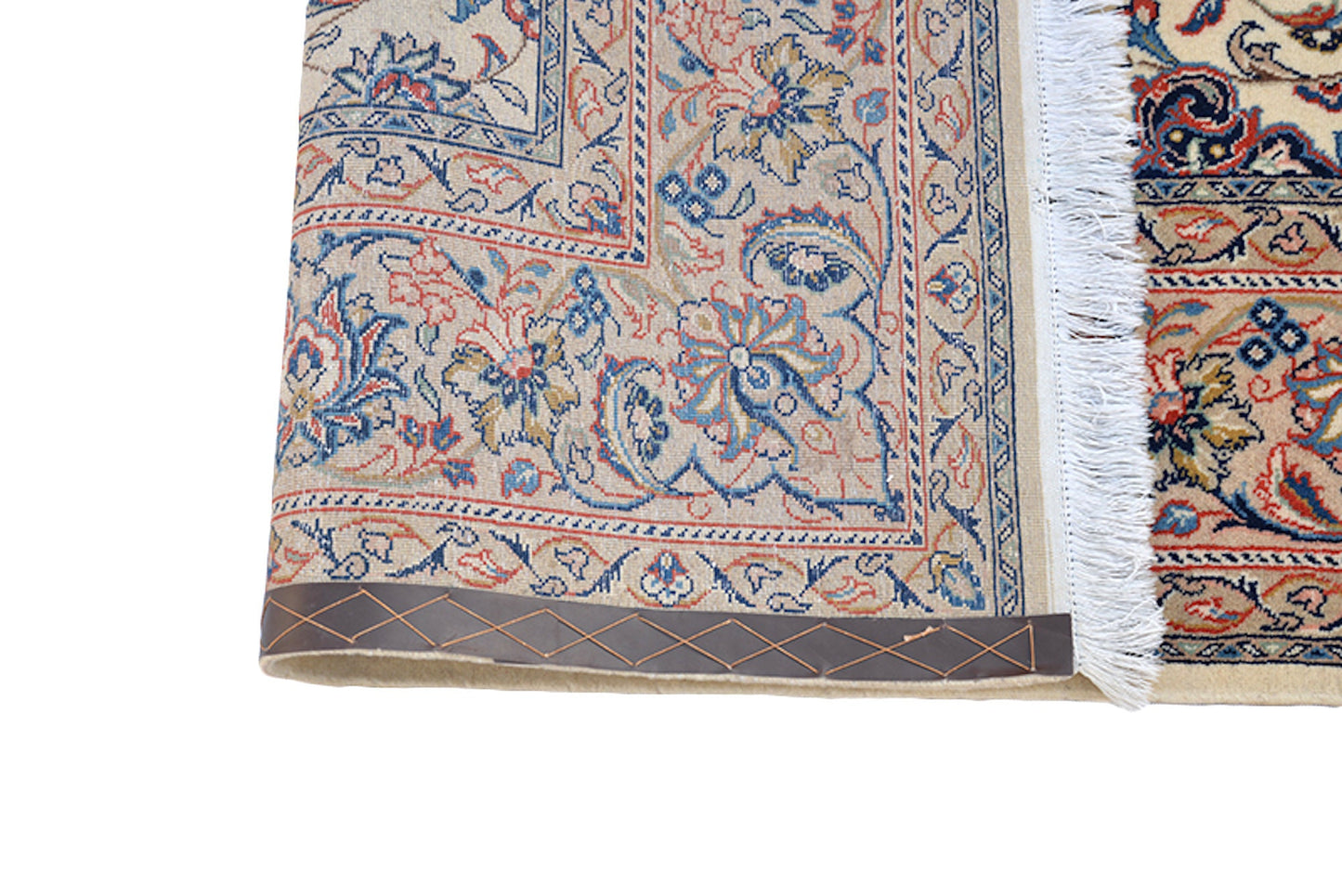 7 x 10 Feet Beige Oriental Rug| Hand Woven Area Rug | Floral Traditional Living Room Rug | Wool Antique