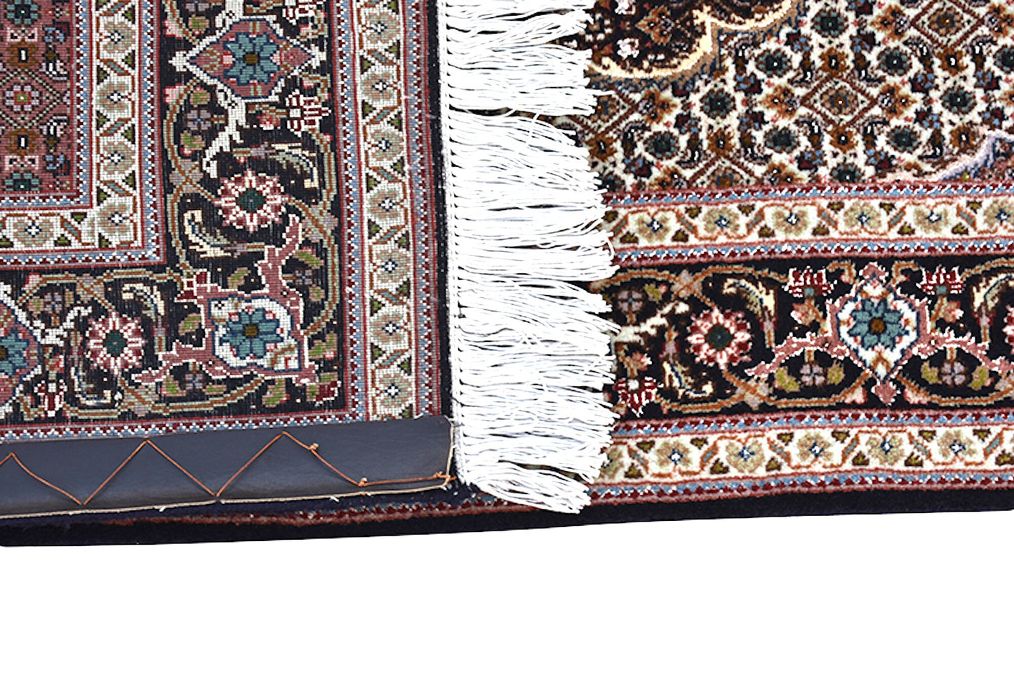 Dark Antique Rug with Large Central Medallion | 3 x 5 Caucasian Wool Rug