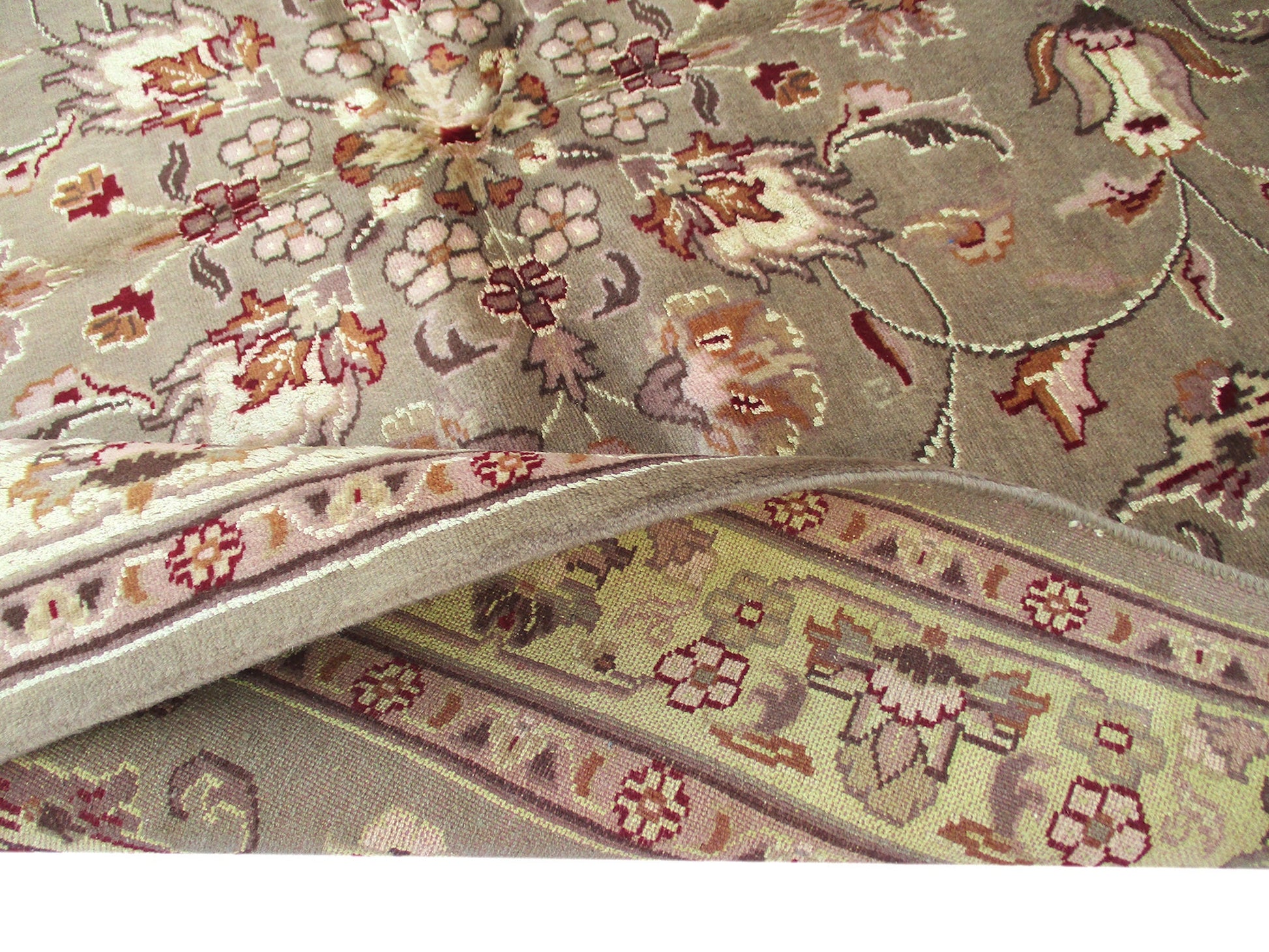 One of a kind Copper Beige Antique Rug | 4 x 6 Persian Caucasian Rug | Living Room Rug | Accent Hand Knotted Wool Rug | Floral Pattern Rug