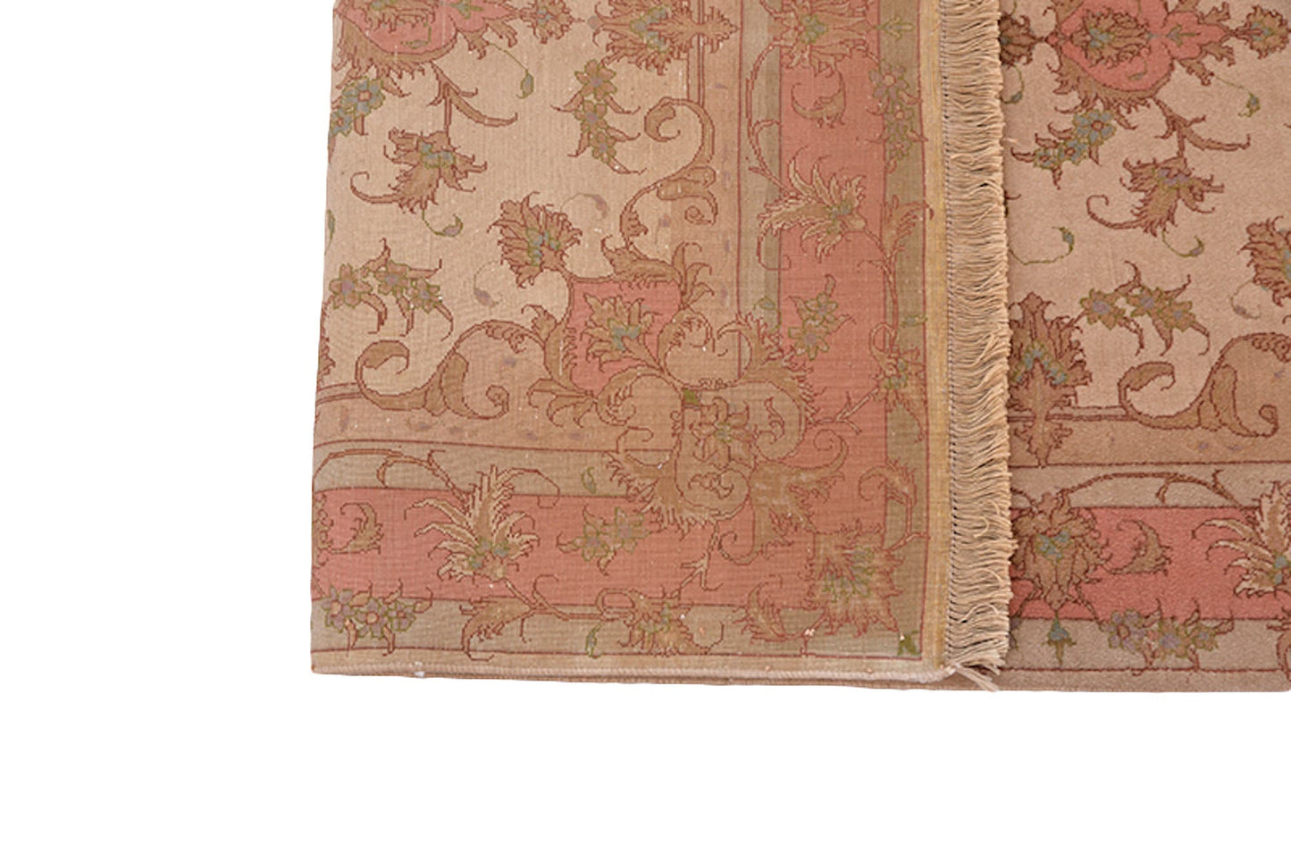 One of a kind Pink Beige Antique Rug | 3 x 5 Persian Caucasian Rug | Living Room Rug | Accent Hand Woven Rug | Oriental Floral Pattern Rug
