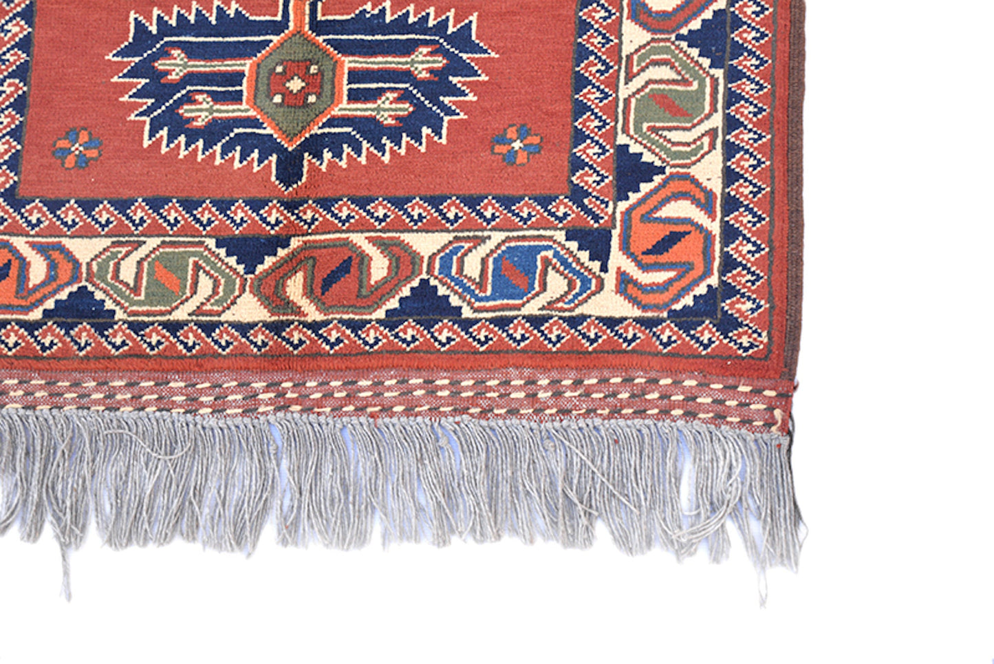 2 x 4 Feet Bright Color Turkish Caucasian Rug | Hand Woven Area Rug | Oriental Persian Rug | Living Room Rug | Accent Geometric Pattern Rug