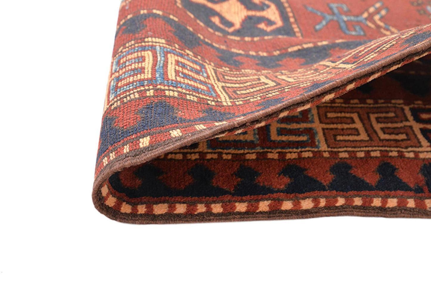 4 x 6 Feet Bright Color Turkish Caucasian Rug | Hand Woven Area Rug | Oriental Persian Rug | Living Room Rug | Accent Geometric Pattern Rug