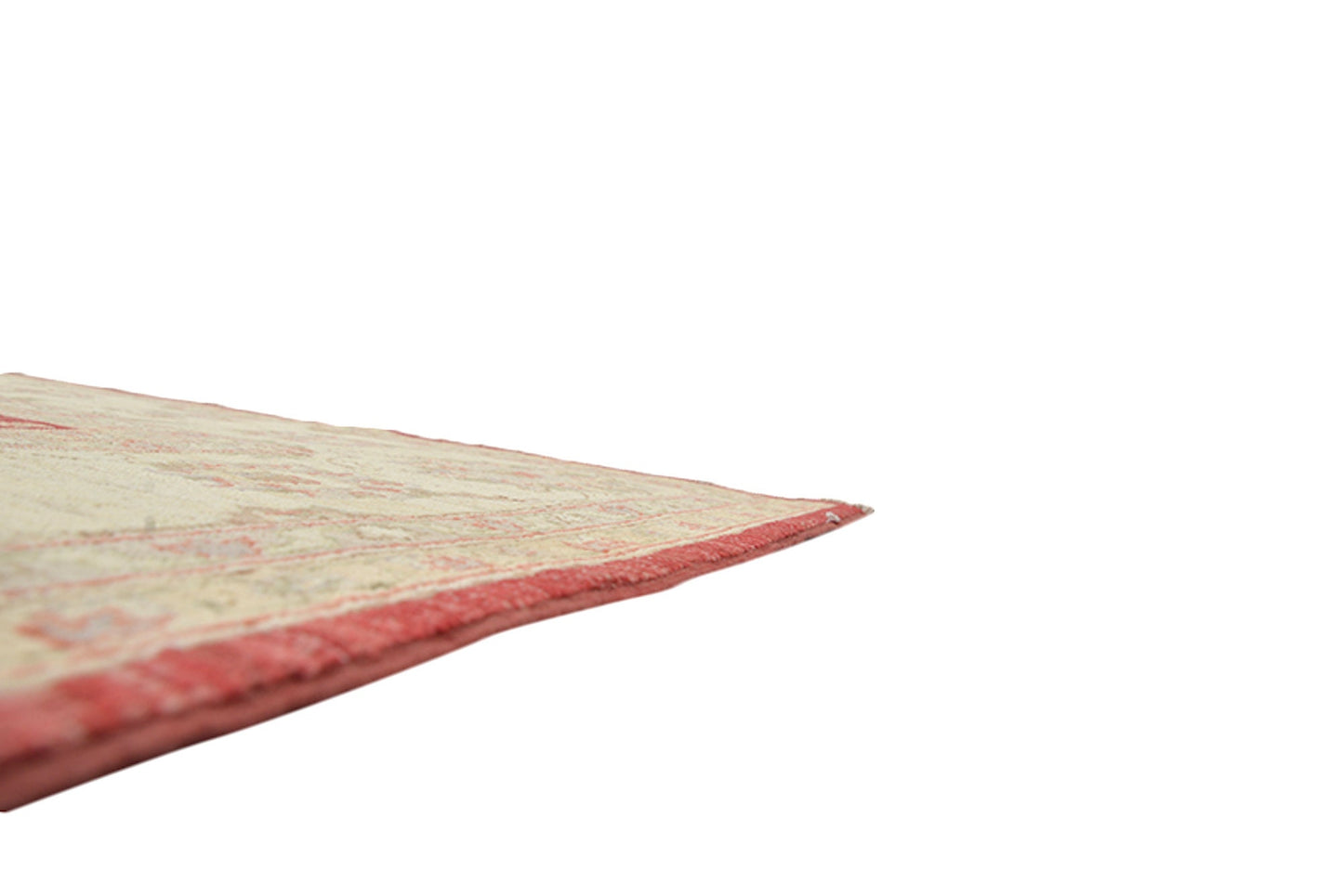 6 x 9 Feet Red Gold Floral Rug | Handmade Area Rug | Oriental Persian Caucasian Rug | Living Room Rug | Wool Traditional Vintage