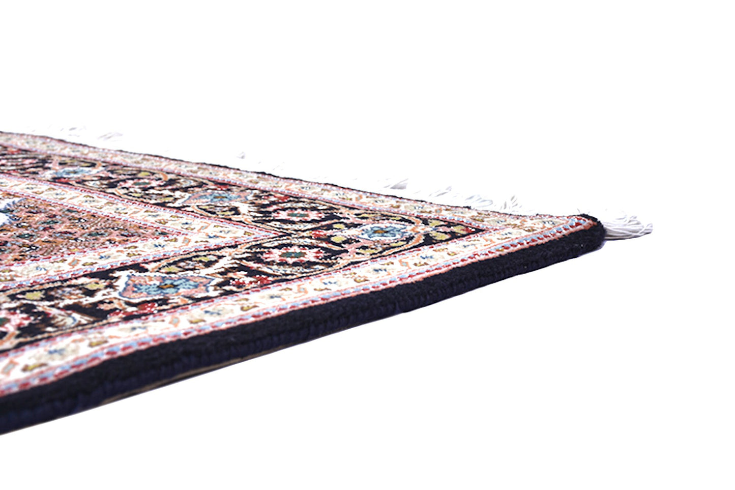 Dark Antique Rug with Large Central Medallion | 3 x 5 Caucasian Wool Rug