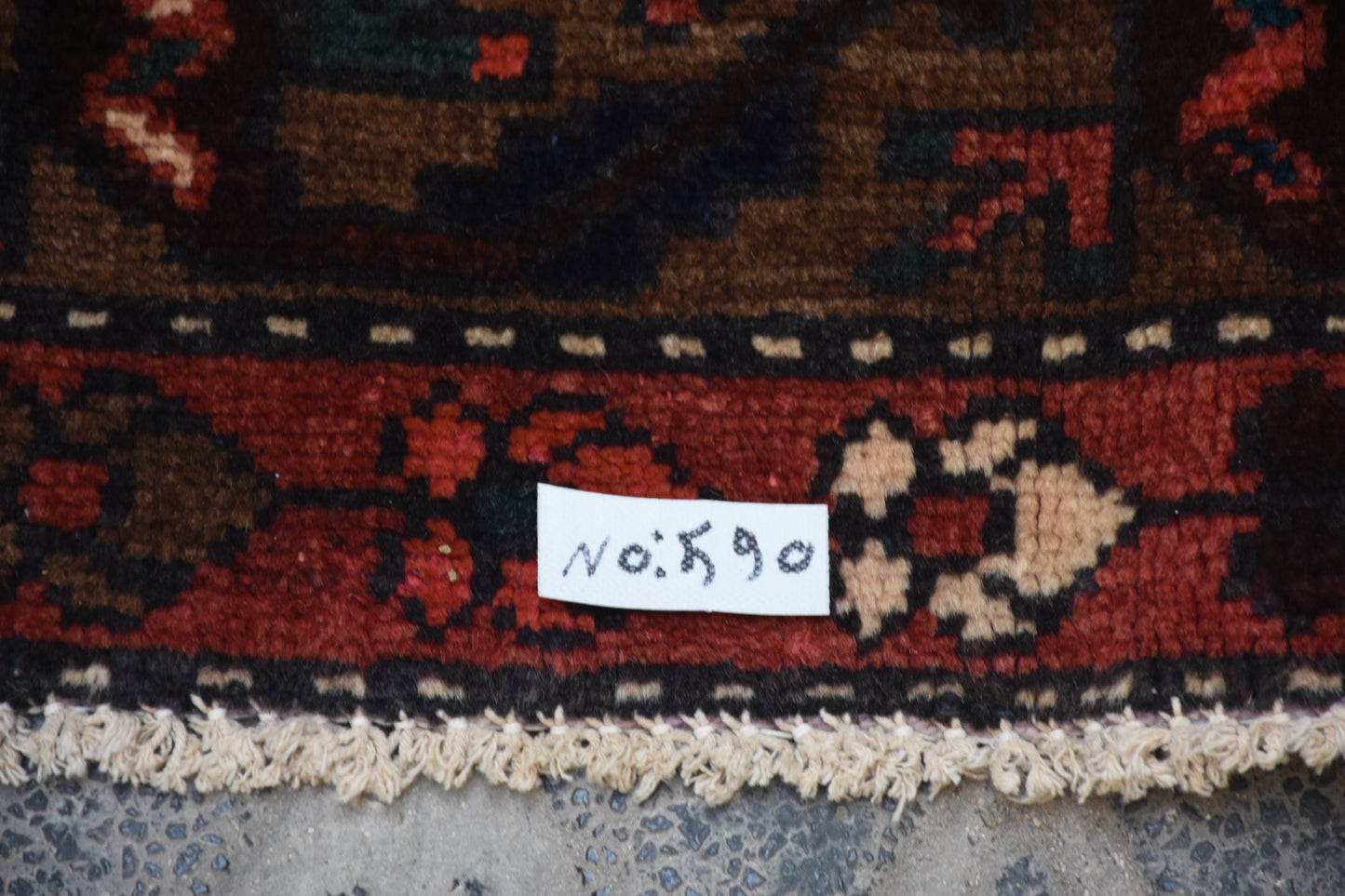 Red 5x10 Vintage Rug | Tribal Oriental Persian Rug | Kazak Bohemian Rug | Handmade Rug