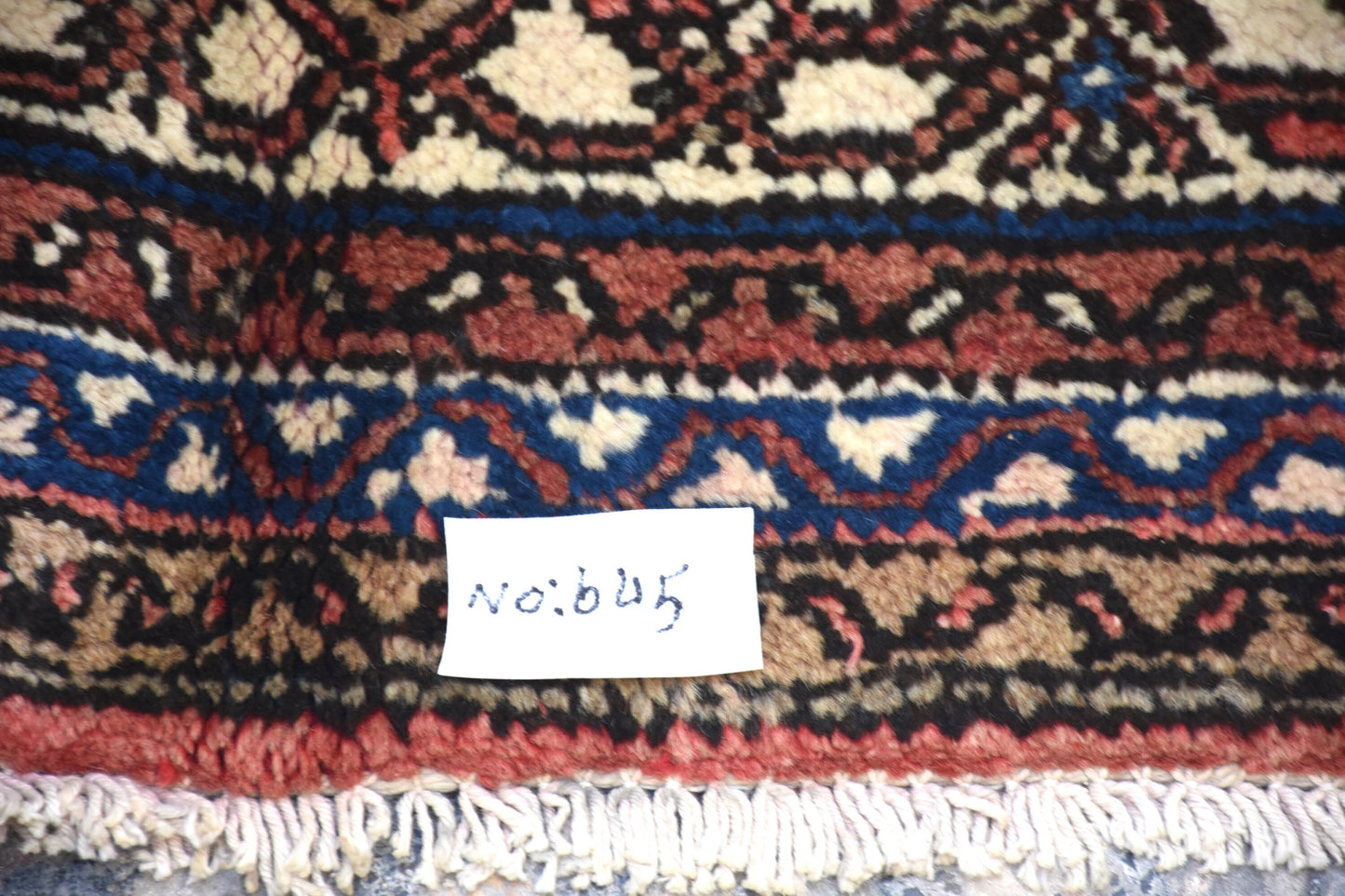 Red Blue 7x10 Vintage Rug | Tribal Oriental Persian Rug | Kazak Bohemian Rug | Handmade Rug