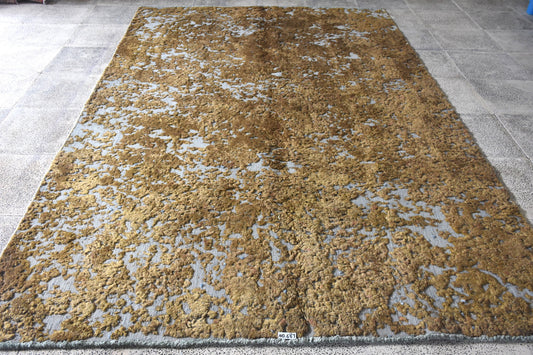 White Gold 6x10 Vintage Rug | Tribal Oriental Persian Rug | Kazak Bohemian Rug | Handmade Rug