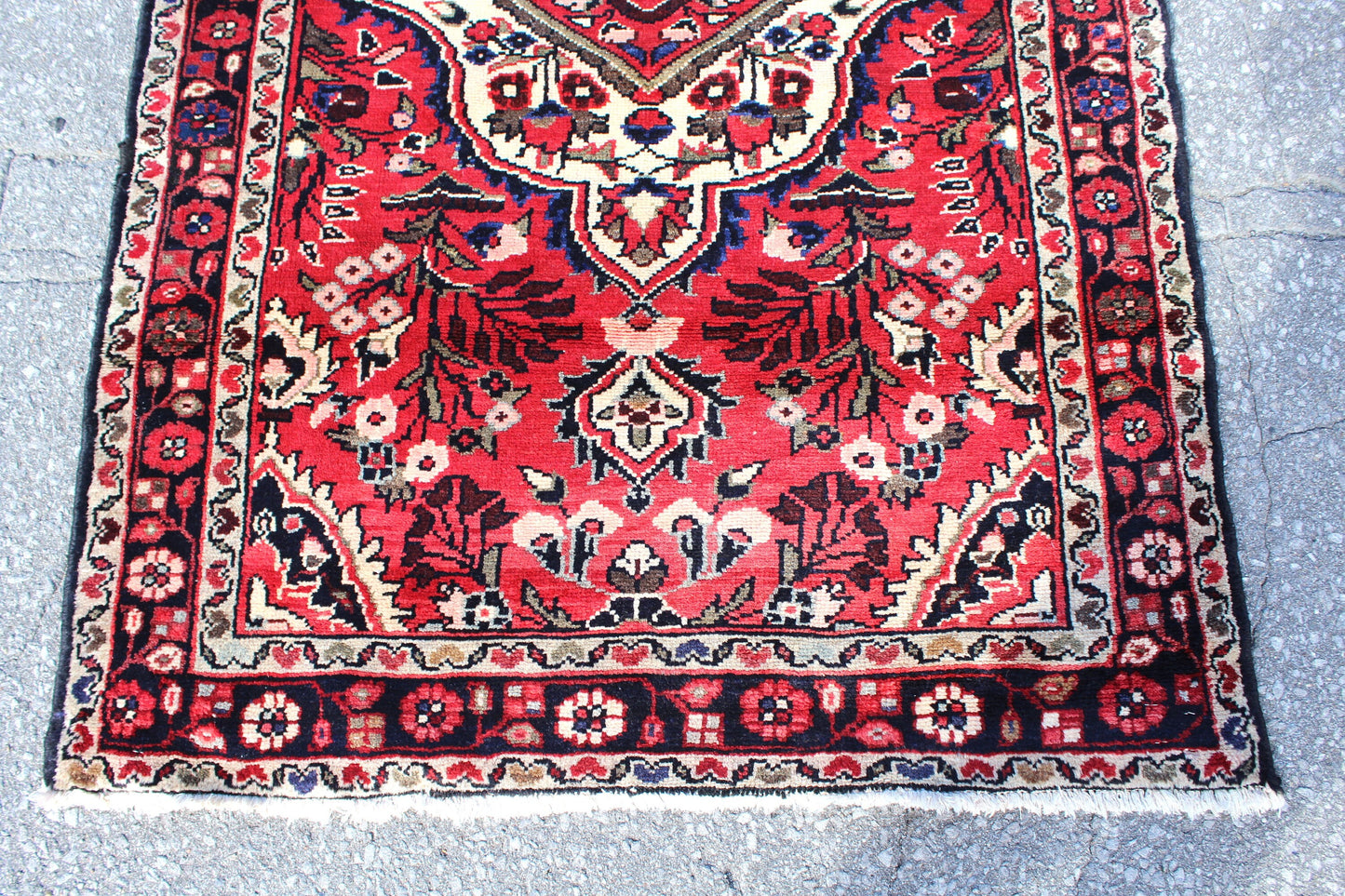 Red Black 3x5 Vintage Rug | Tribal Oriental Persian Rug | Kazak Bohemian Rug | Handmade Rug6