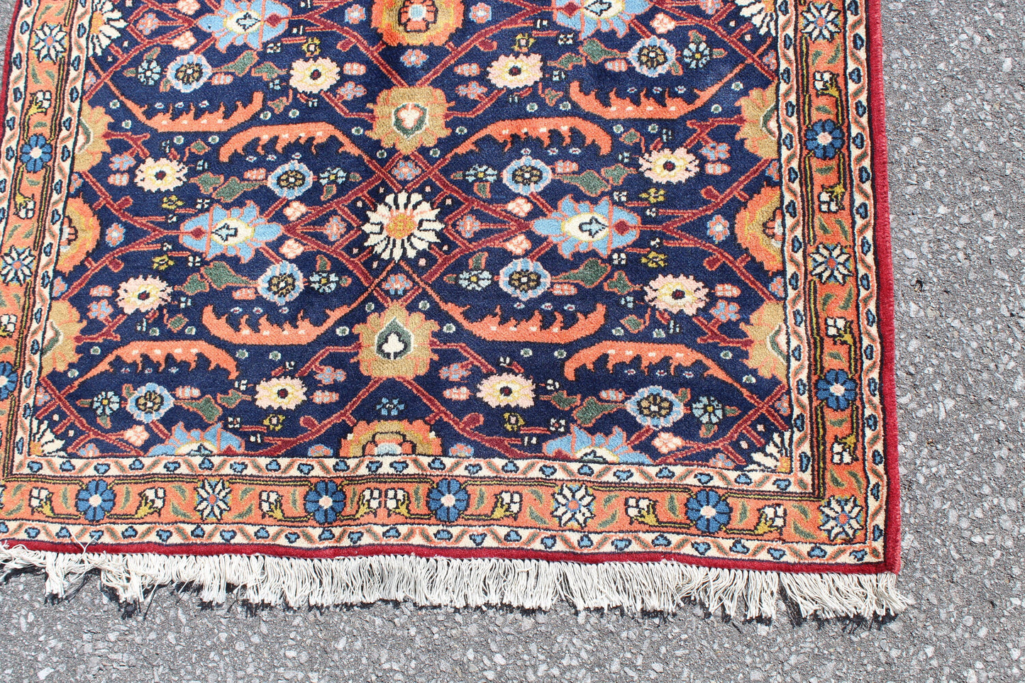 Red 3x5 Vintage Rug | Tribal Oriental Persian Rug | Kazak Bohemian Rug | Handmade Rug