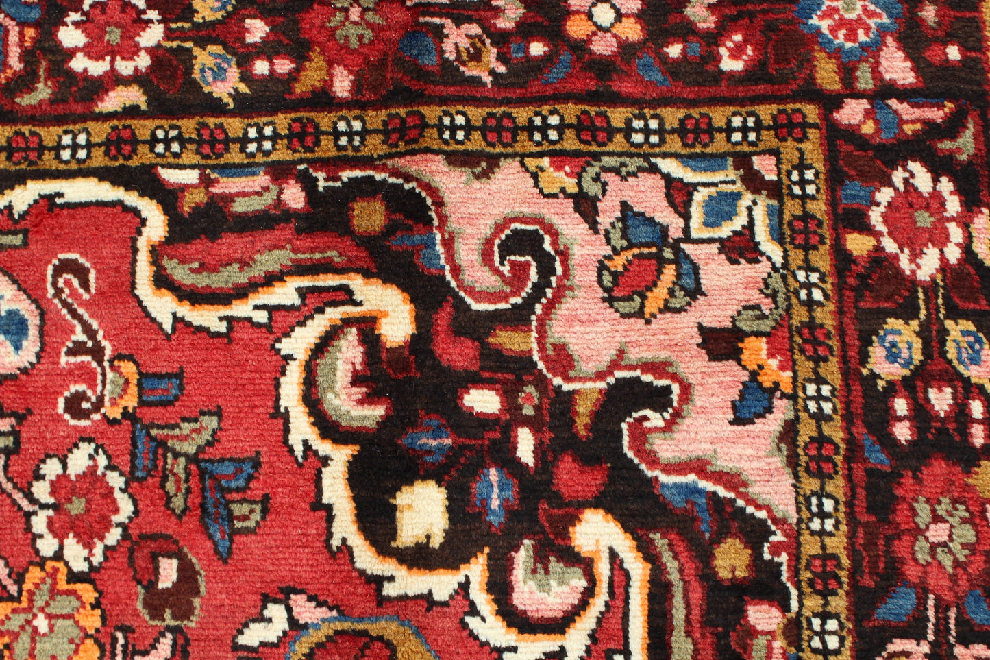 Red 5x10 Vintage Rug | Tribal Oriental Persian Rug | Kazak Bohemian Rug | Handmade Rug