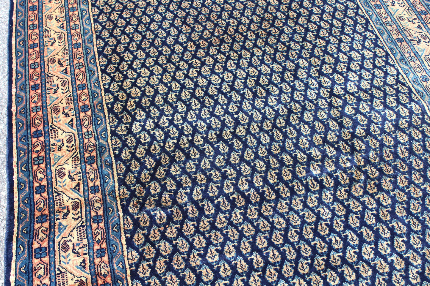 Red 4x7 Vintage Rug | Tribal Oriental Persian Rug | Kazak Bohemian Rug | Handmade Rug