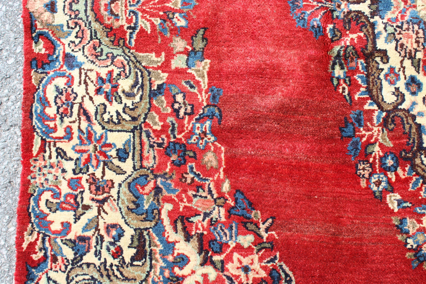 Red 5x7 Vintage Rug | Tribal Oriental Persian Rug | Kazak Bohemian Rug | Handmade Rug