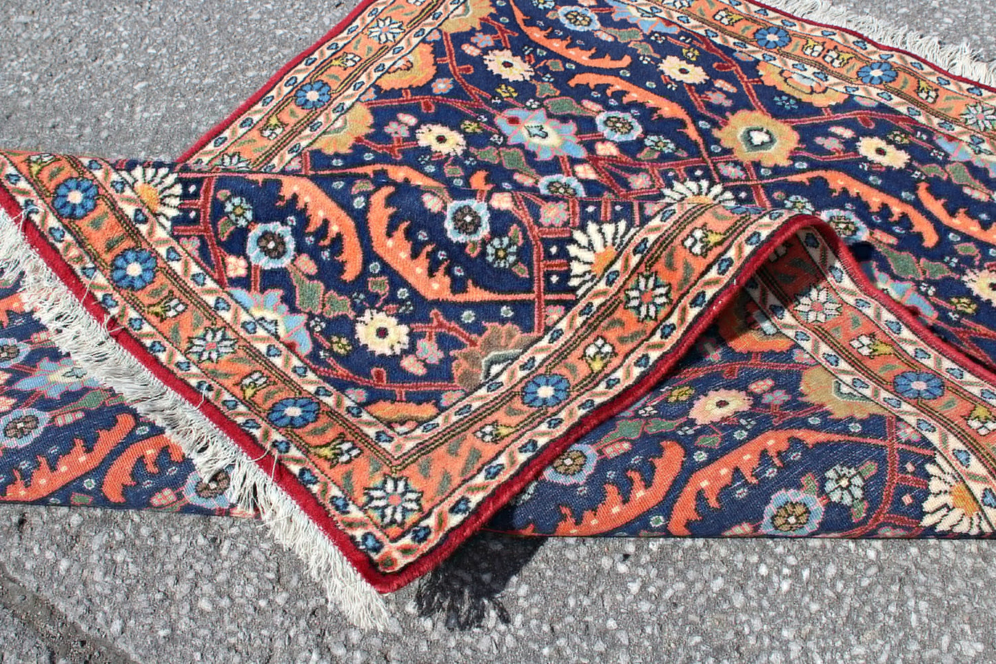 Red 3x5 Vintage Rug | Tribal Oriental Persian Rug | Kazak Bohemian Rug | Handmade Rug