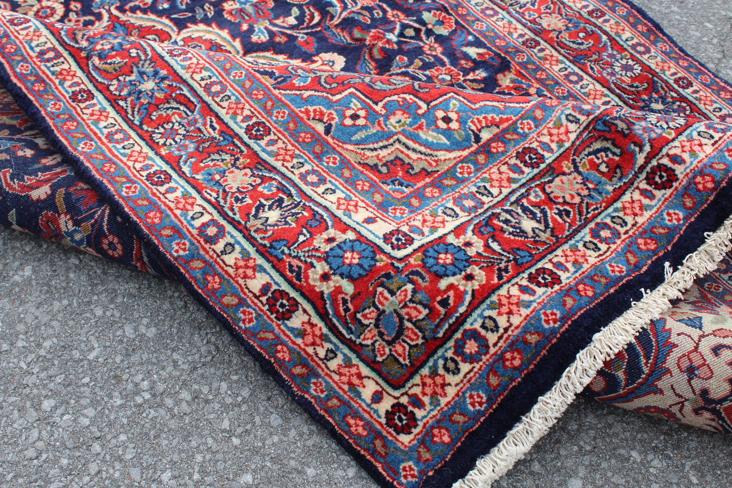 Red 4x7 Vintage Rug | Tribal Oriental Persian Rug | Kazak Bohemian Rug | Handmade Rug