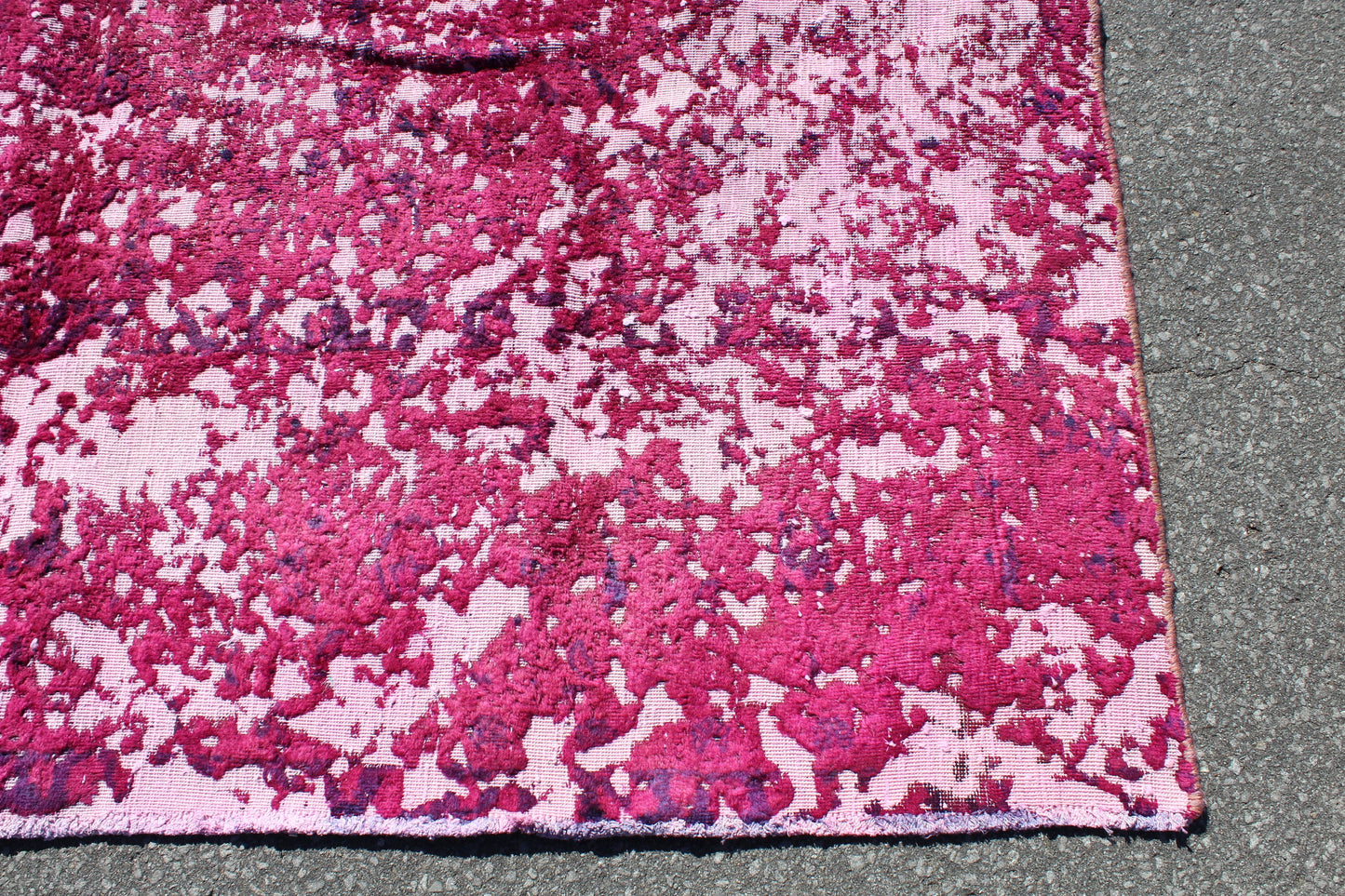 Pink Red 6x9 Vintage Rug | Tribal Oriental Persian Rug | Kazak Bohemian Rug | Handmade Rug
