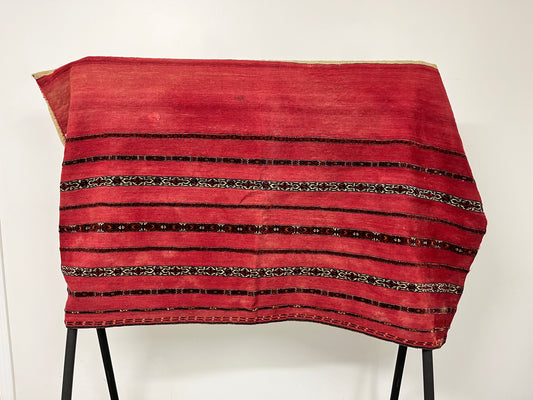 Bright Red Vintage Cushion Bag 2x6