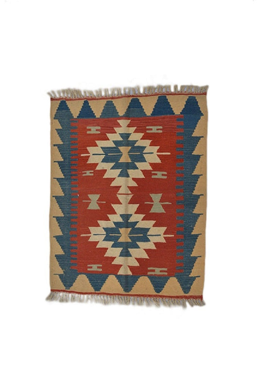 Vintage Persian Turkish Kilim Rug, Kilim Rug Turkish Kilim Area Rug Brown Red Ottoman Rugs for Living Room Rugs for Bedroom Area Rug