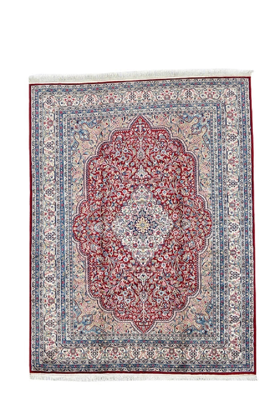 11 x 8 Feet | Oriental Rug | Silk and Wool RugLuxury Rug | Traditional Style Rug | Medallion Area Rug