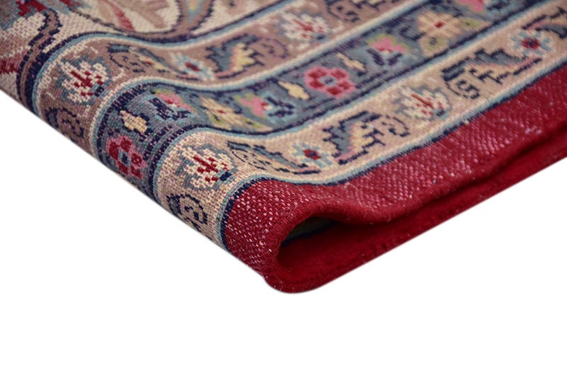11 x 8 Feet | Oriental Rug | Silk and Wool RugLuxury Rug | Traditional Style Rug | Medallion Area Rug