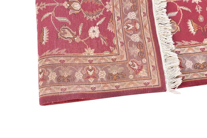 Red Oriental Rug | Decorative Area Rug | Vintage Wool Rug | 4 x 6 Ft Area Rug | Hand Knotted Rug | Bohemian Rug