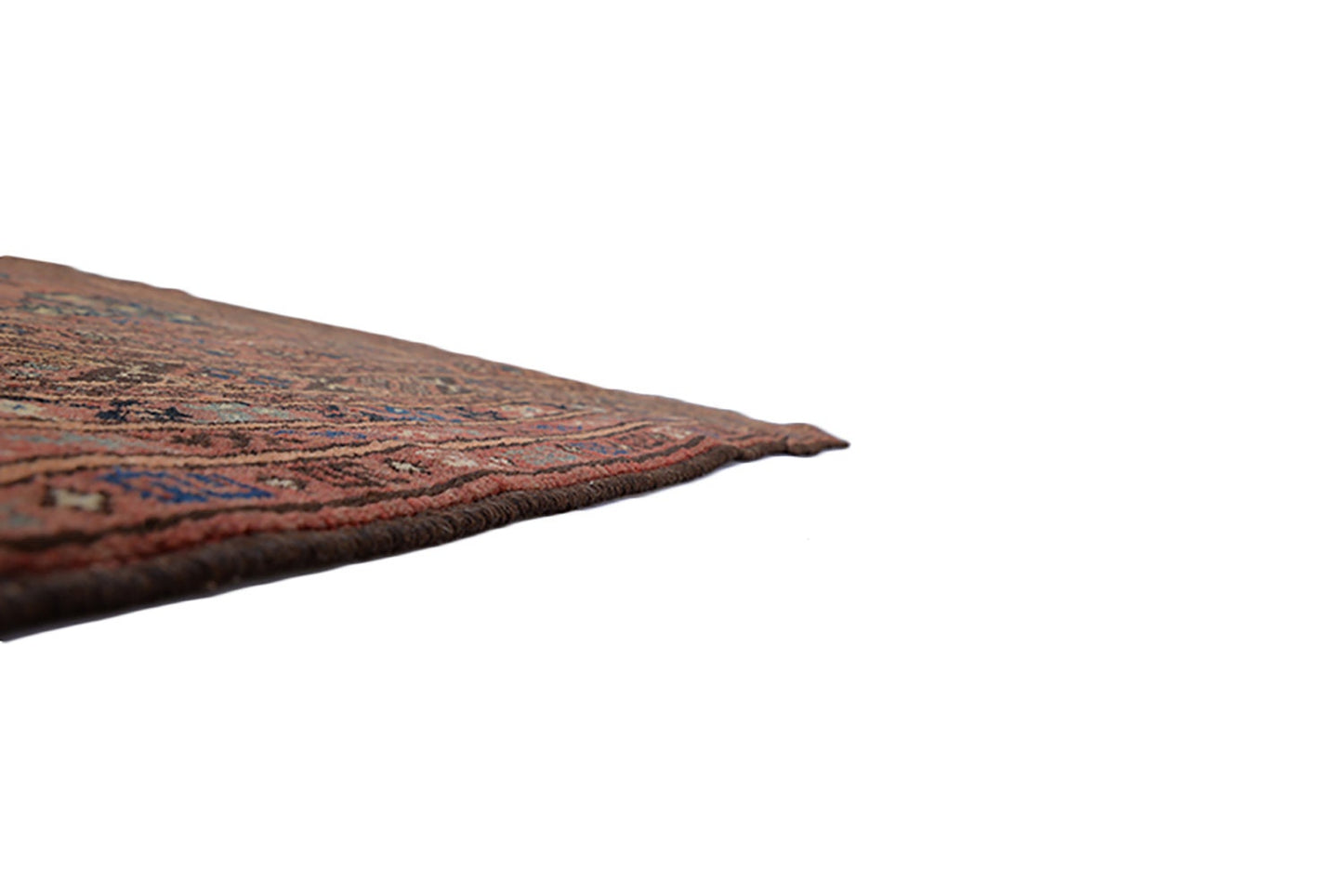 Coral Orange Rug | Vintage Afghani Persian Rug | Area rug | 6 x 9 Feet | Bordered Rug | Wool Handmade Rug