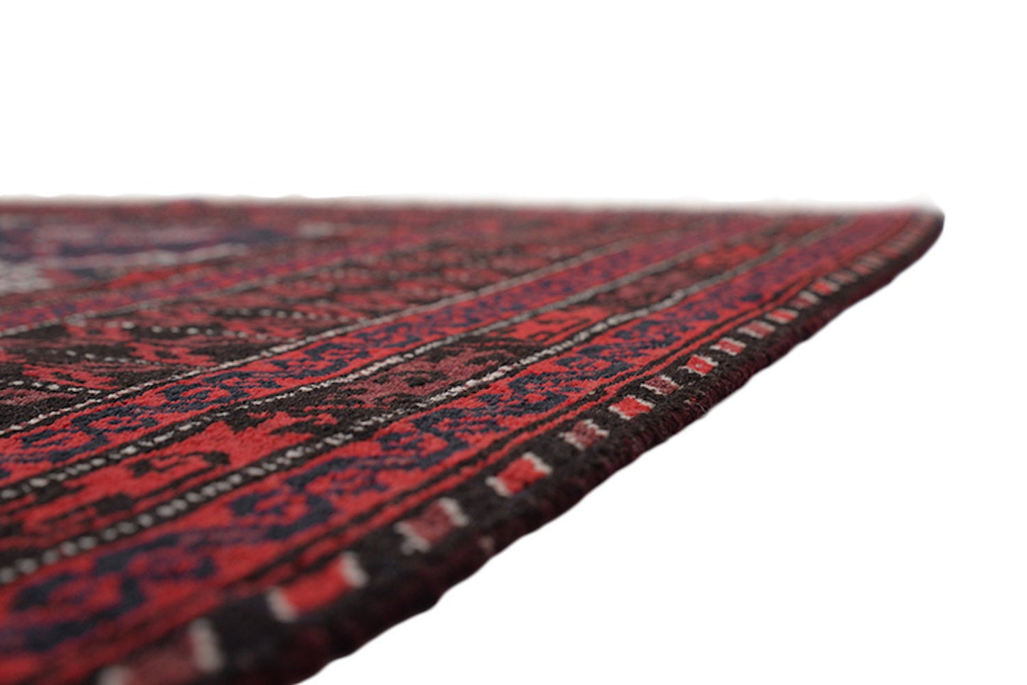 Dark Red Turkish Persian Rug | Red Oriental Rug Vintage | Traditional Rug | 4 x 6 Rug | Wool Rug | Geometric Rug