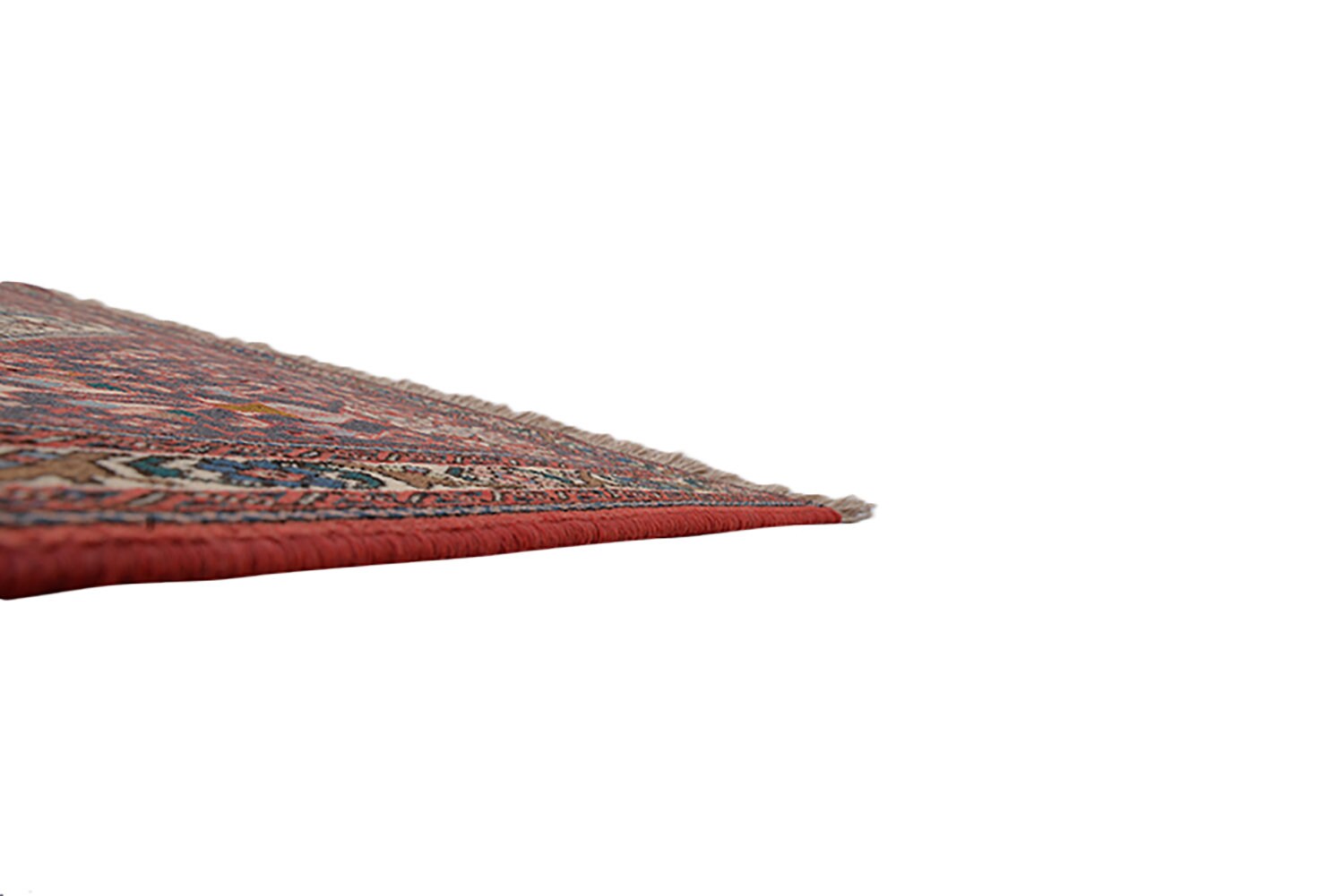 Pink Kazak 4x6 Vintage Rug | Beige Hexagon Medallion Rug | Miniature Floral Rug | Hand Knotted Wool Antique Rug