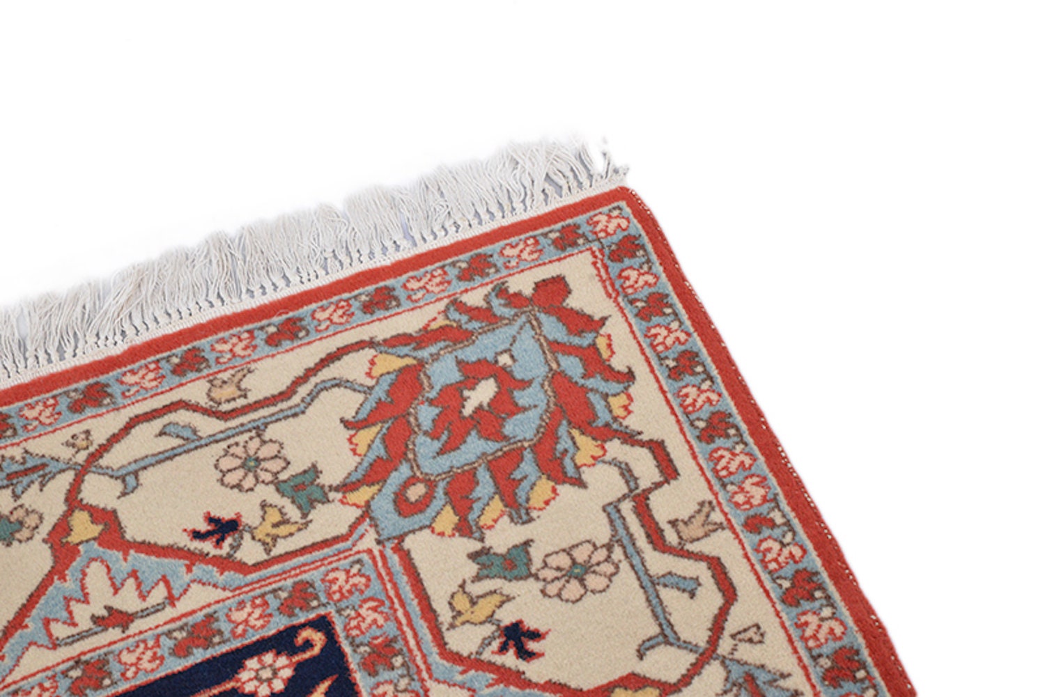 Red Navy Medallion Rug, Antique Turkish Kazak Rug, 8 x 10 Feet, Oriental Traditional Rug, Vibrant Hand Knotted Area Rug