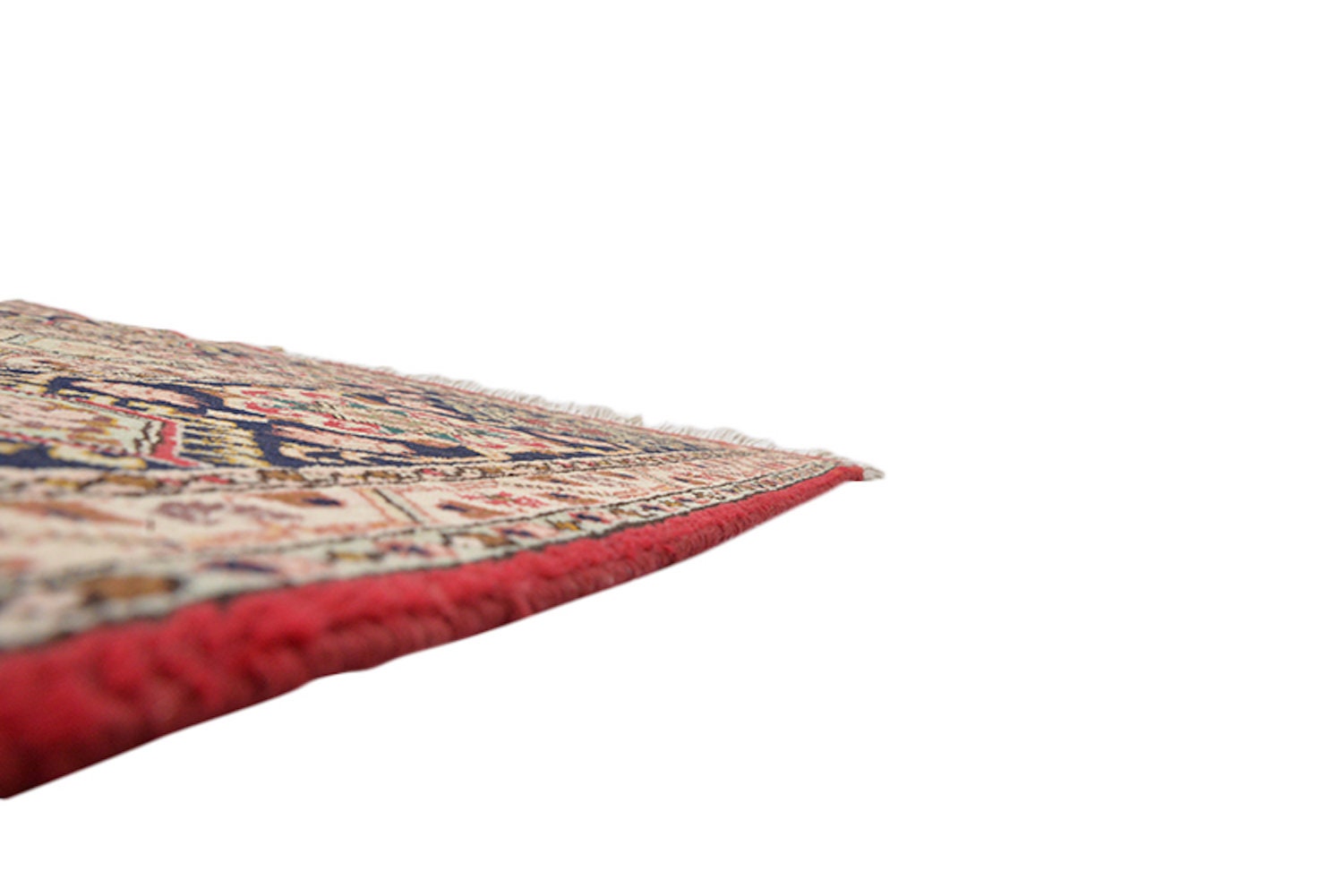 Oriental Antique Rug | Persian Pattern | Central Medallion | Red Beige Wool Rug | Living Room Large Rug