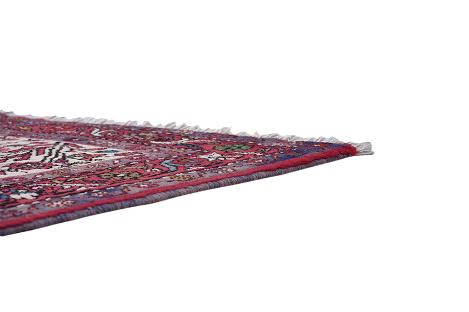 Birds & Plants  3 x 5 Colorful Rug | Red and Beige Rug | Vintage Persian Kazak | Hand Woven Antique Rug | Persian Style Landscape Rug