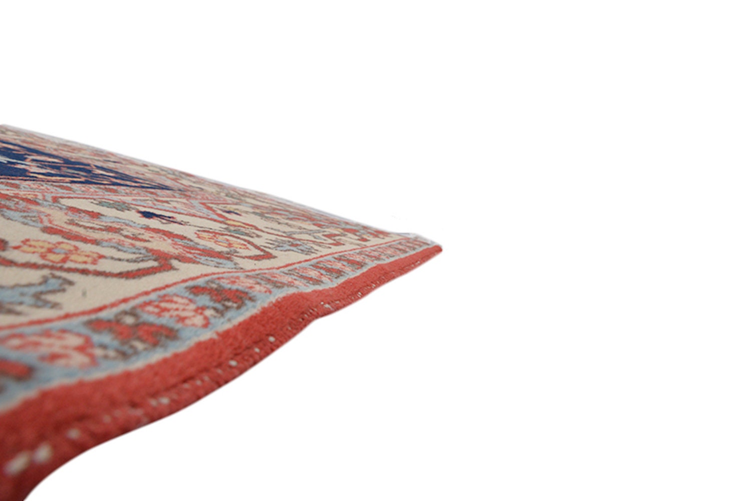 Red Navy Medallion Rug, Antique Turkish Kazak Rug, 8 x 10 Feet, Oriental Traditional Rug, Vibrant Hand Knotted Area Rug