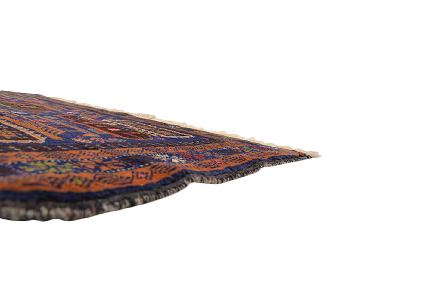 Blue Vintage Rug | 6 x4 Ft Area Rug | Purple Brown Persian Rug | Tribal Hand Knotted Rug | Vintage Rug | Helicopter Kids