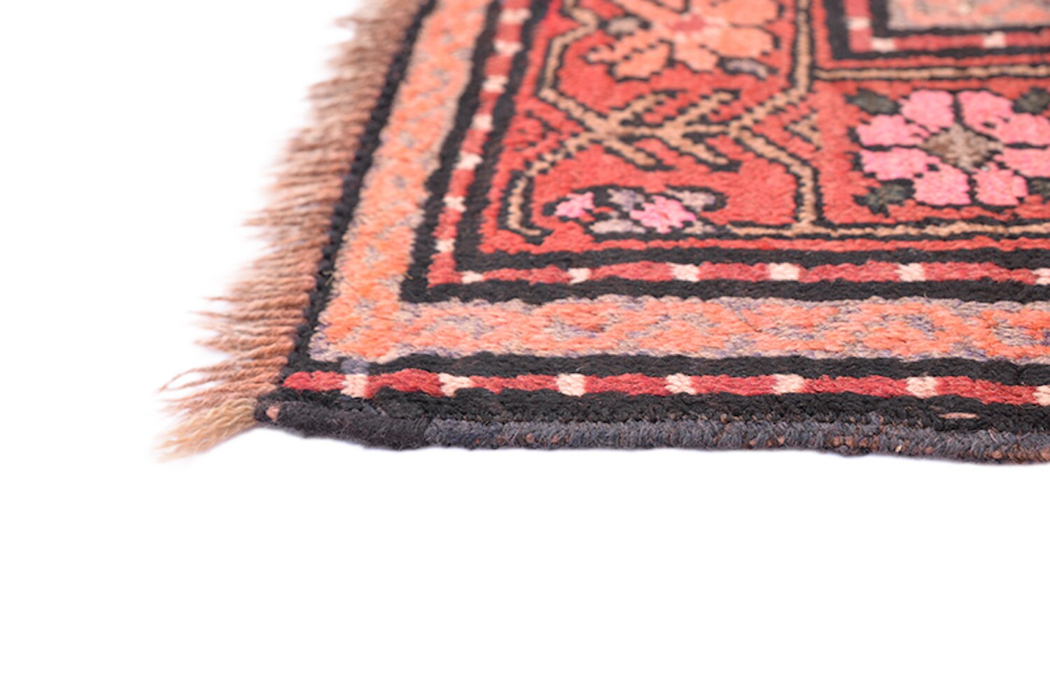 6 x 3 Feet Rug | Antique Tribal Rug | Handmade Red Navy Rug | Striped Rug | Wool Oriental Rug | Afghan Rug | Bordered Rug