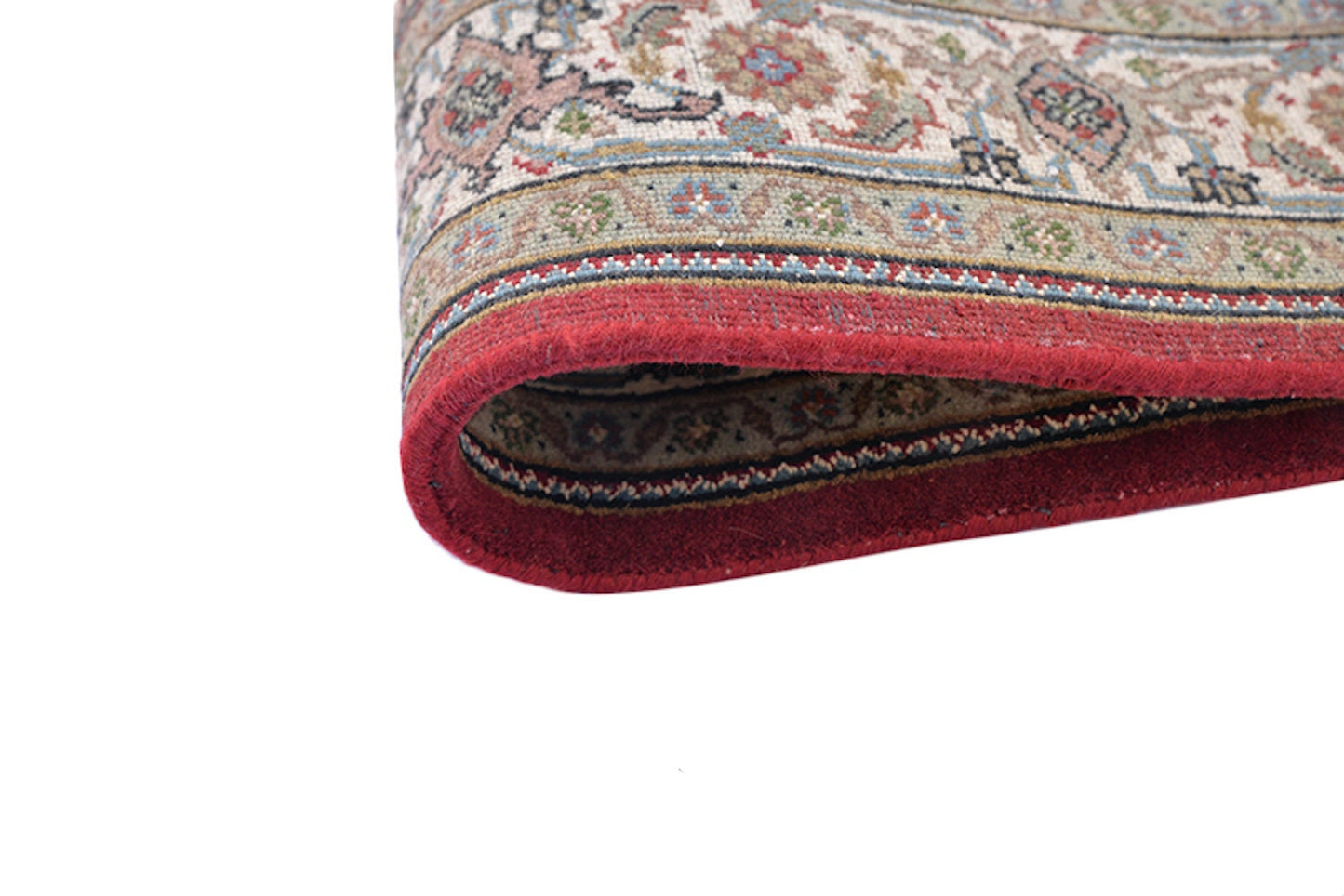Oriental Handmade Rug | 3x5 Rug | Traditional Persian Pakistan Style | Red Beige Rug | Medallion Wool Rug