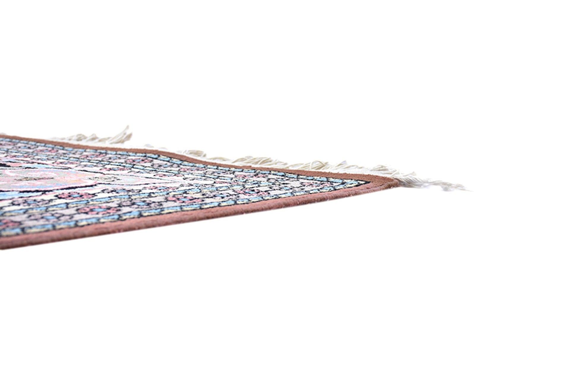 9 x 12 Medallion Silk Area Rug l Hand Woven Oriental Kashmiri Rug | Oversized Living Rug