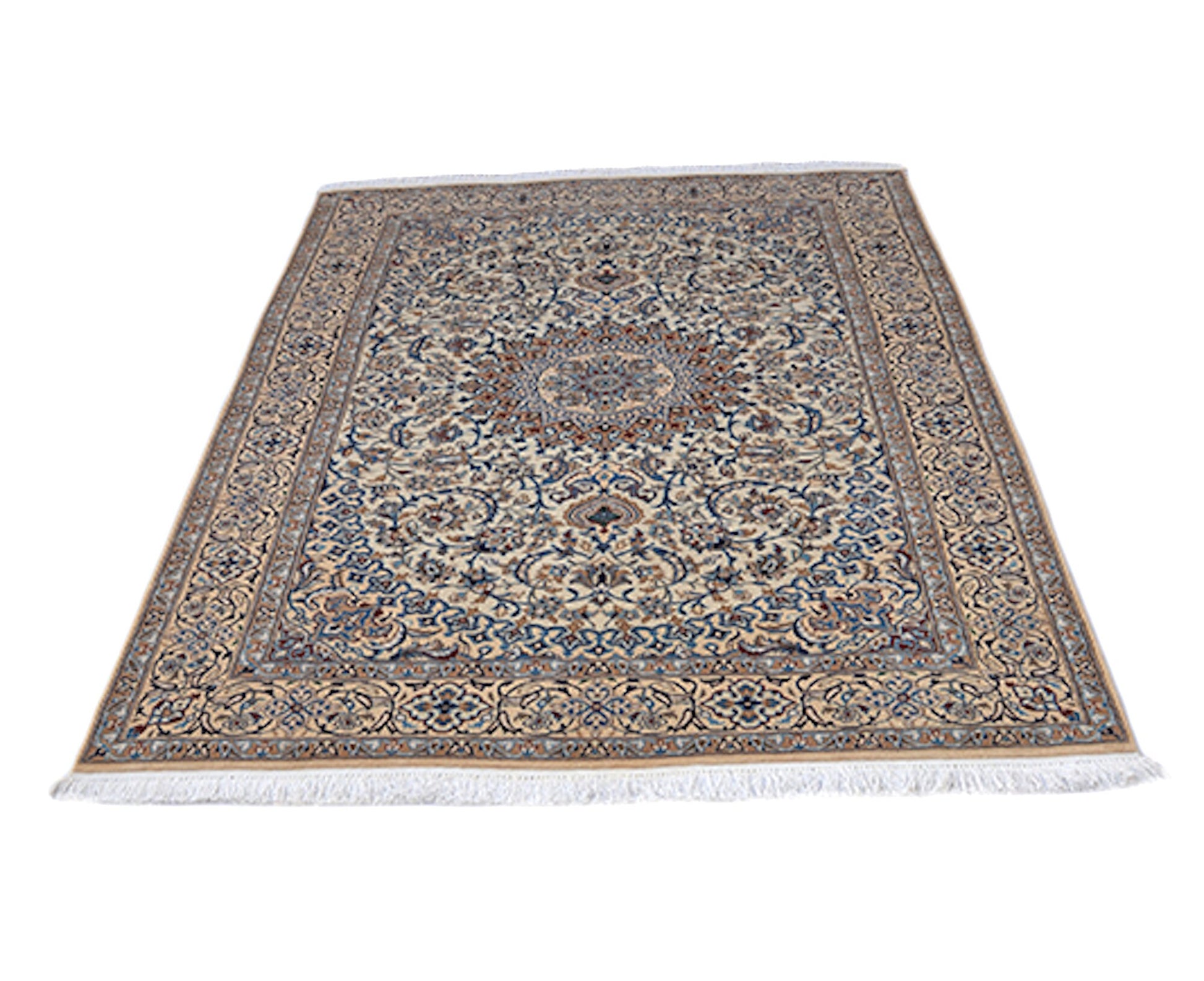 7 x 10 Feet Multi Color Floral Rug | Hand Woven Area Rug | Oriental Persian Caucasian Rug | Living Room Rug | Wool Traditional Vintage
