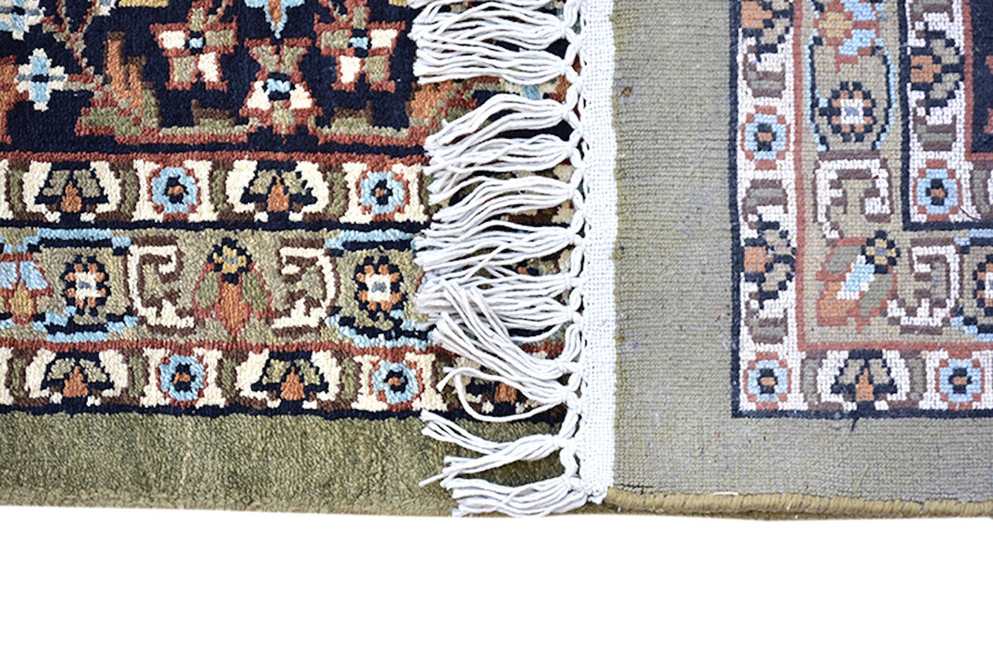 9 x 13 Feet Multi Color Floral Rug | Handmade Area Rug | Oriental Persian Caucasian Rug | Living Room Rug | Wool Traditional Vintage