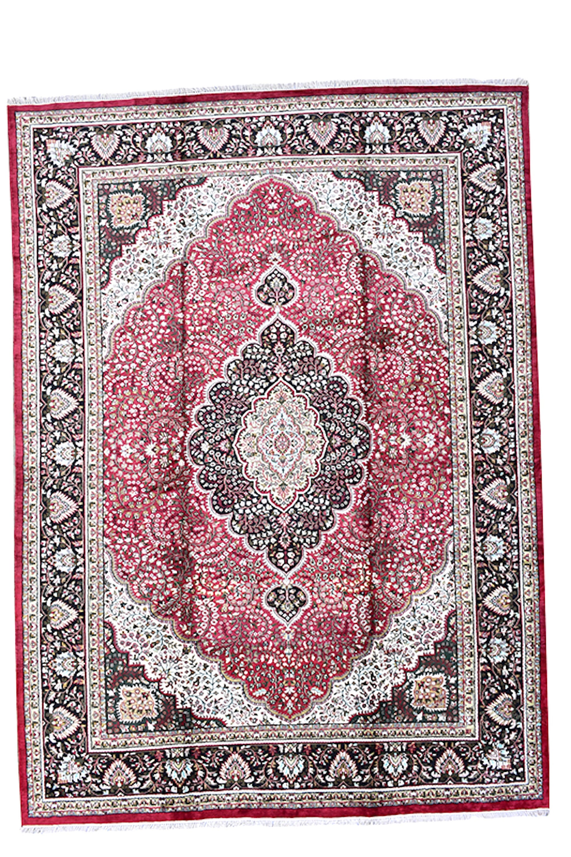 9 x 12 Feet Multi Color Oriental Rug | Handmade Area Rug | Oriental Persian Caucasian Rug | Bedroom Rug | Wool Traditional Vintage