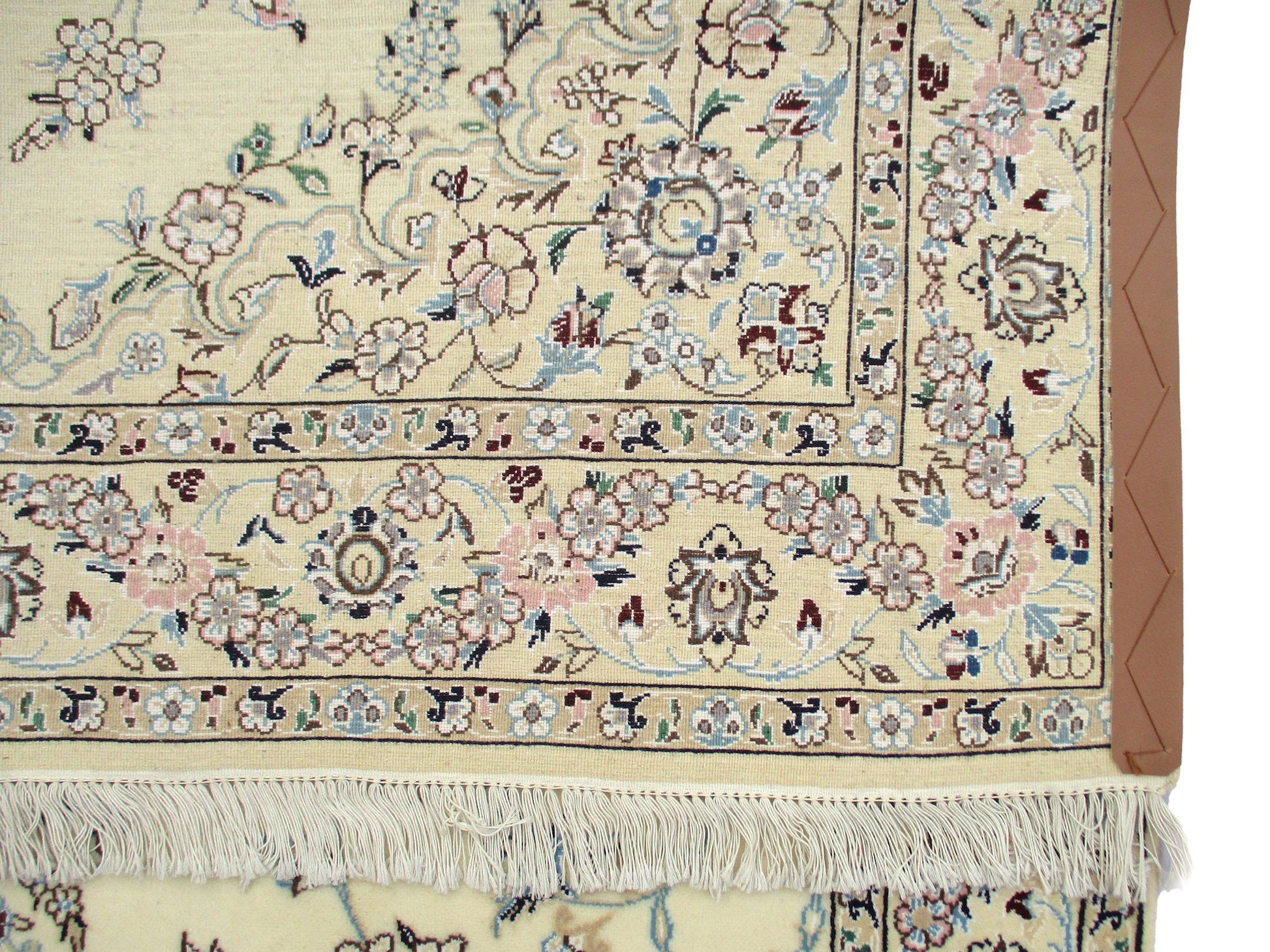 4 x 7 Feet Beige Green Turkish Caucasian Rug | Hand Woven Area Rug | Oriental Persian Rug | Living Room Rug | Accent Floral Pattern Wool Rug