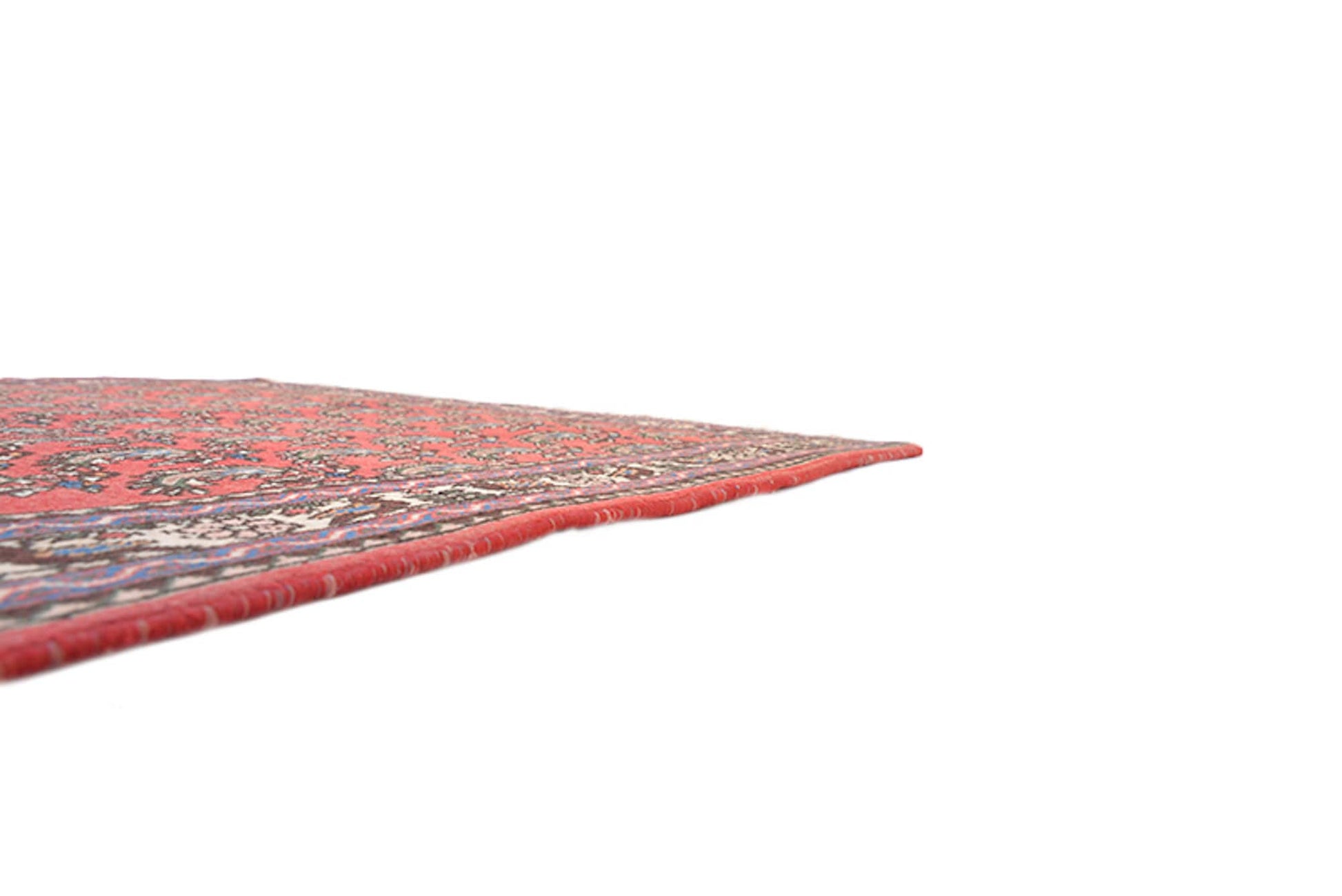 One of a kind Orange Beige Antique Rug | 3 x 5 Persian Caucasian Rug | Living Room Rug | Accent Hand Woven Rug | Oriental Floral Pattern Rug