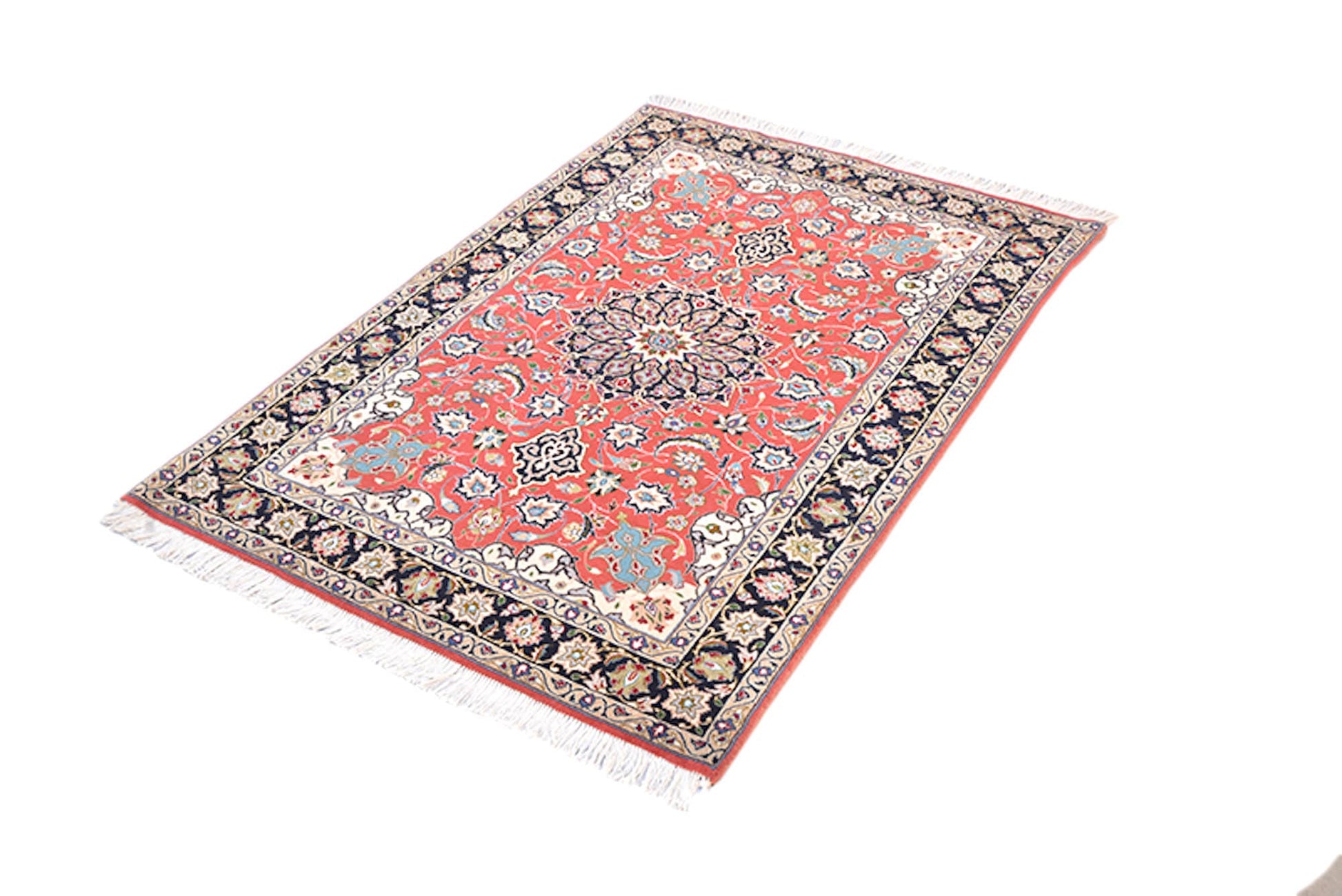 One of a kind Bright Color Antique Rug | 3 x 5 Persian Caucasian Rug | Living Room Rug | Accent Hand Knotted Wool Rug | Oriental Floral Rug
